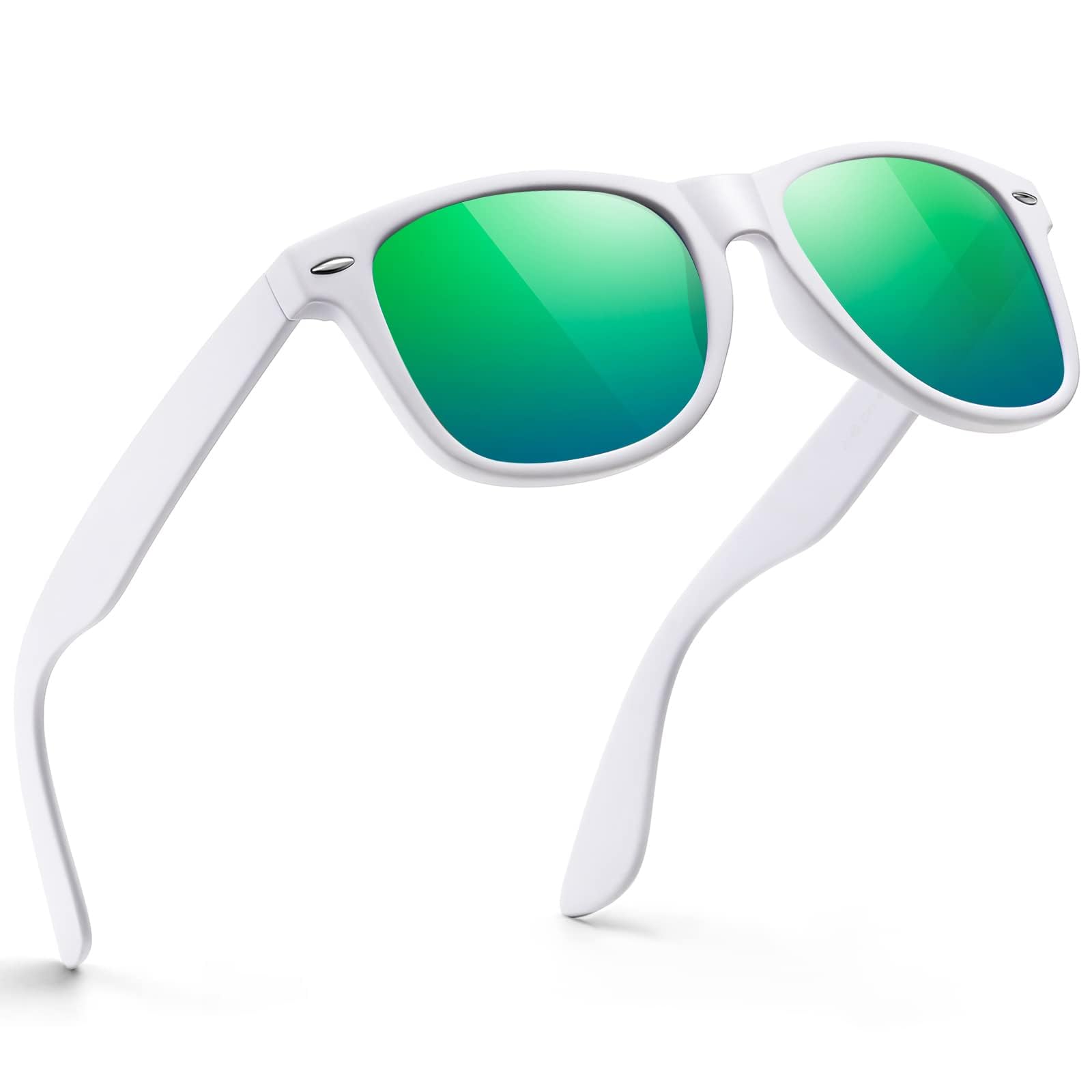 FEIDUSUN Sunglasses Men Polarized Sunglasses for Mens and Womens,Black Retro Sun Glasses Driving Fishing UV Protection