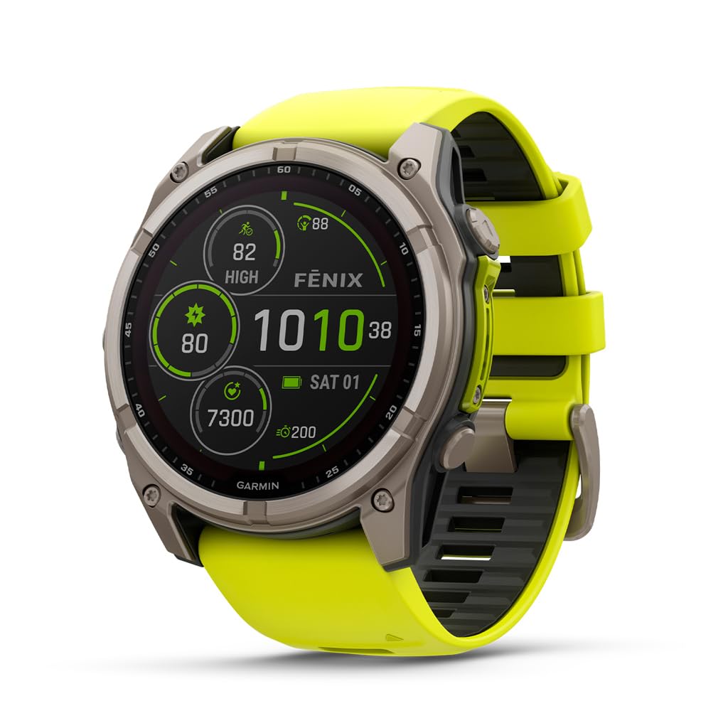 Garmin fēnix® 8, 47mm, Black | Premium Multisport Smartwatch, AMOLED Display, GPS, Built-In Flashlight, Dive-Rated, Built-In Speakers & Mic