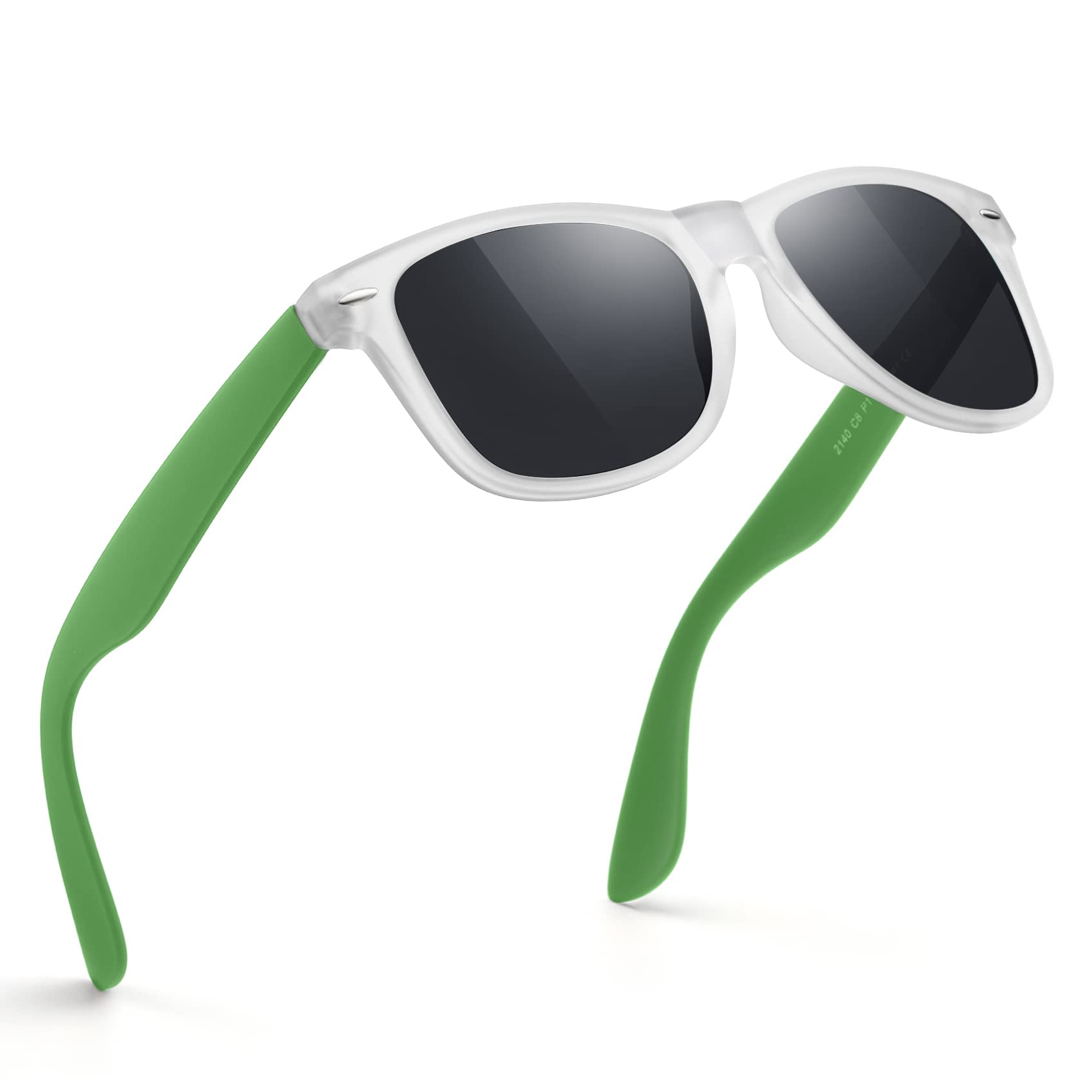 FEIDUSUN Sunglasses Men Polarized Sunglasses for Mens and Womens,Black Retro Sun Glasses Driving Fishing UV Protection