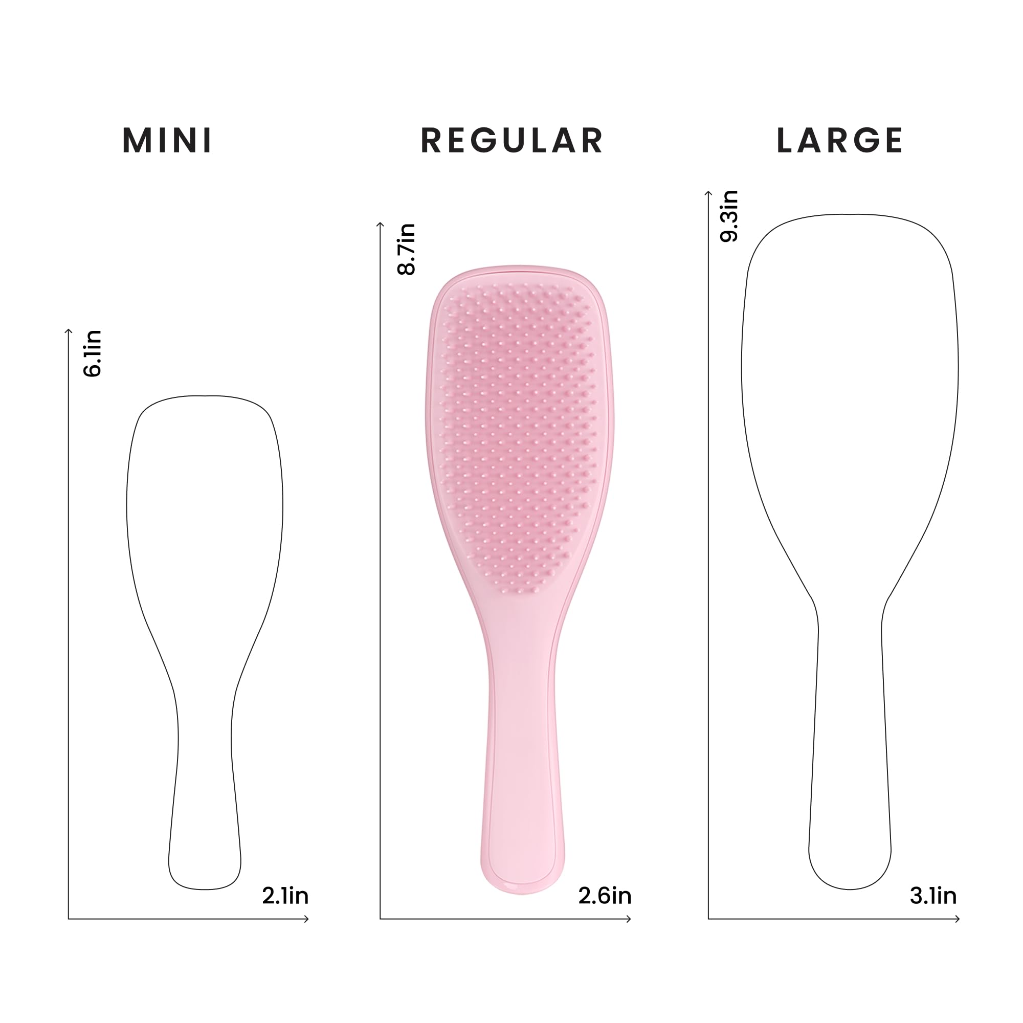 Tangle Teezer Ultimate Detangler Brush, Straight to Wavy, Apricot Blaze | Patented two-tier, regular-flex teeth reduce breakage & split ends on wet or dry hair; Shower-friendly hairbrush for all ages
