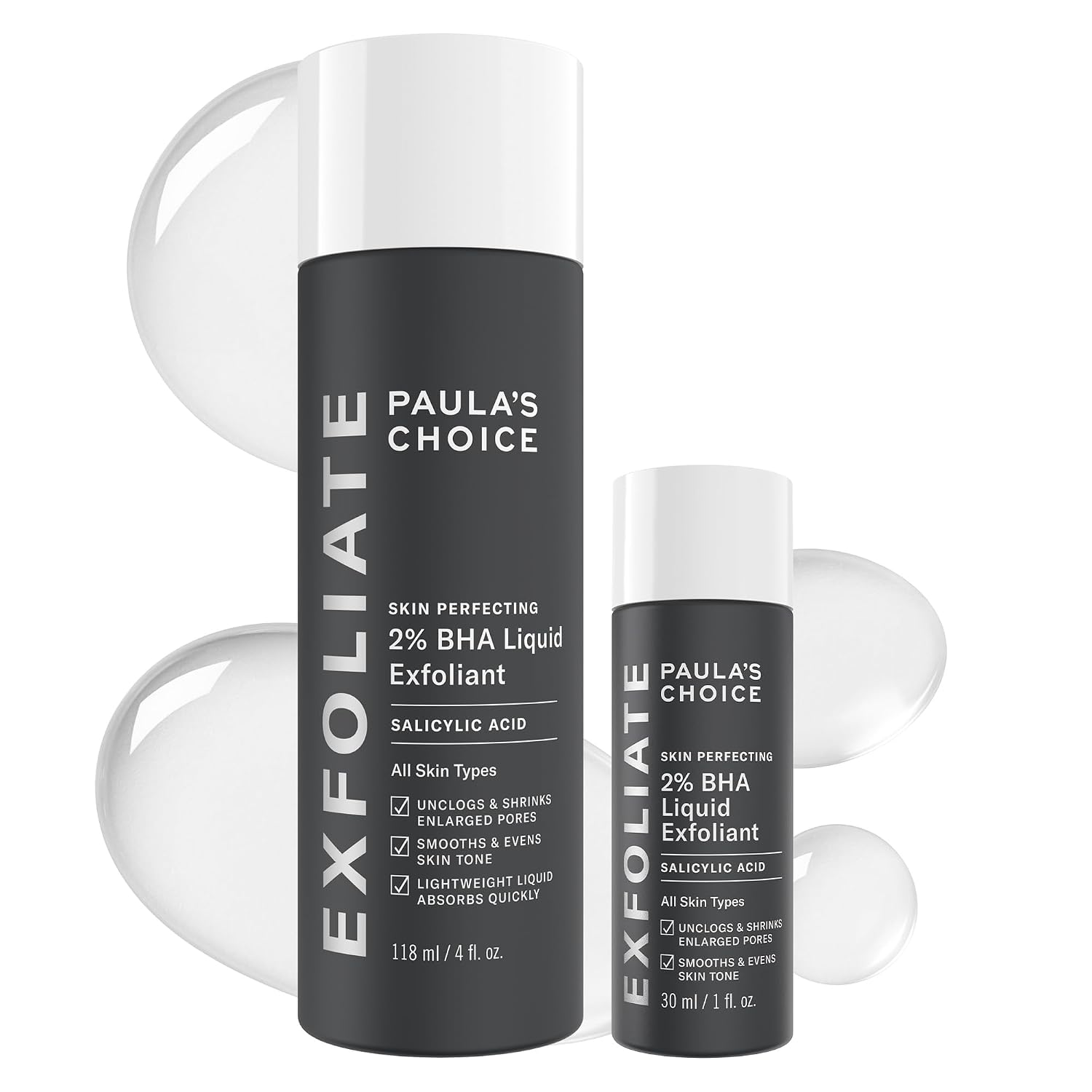 Paula's Choice SKIN PERFECTING 2% BHA Liquid Exfoliant | Gentle Salicylic Acid Facial Exfoliator for Blackheads, Enlarged Pores, Wrinkles & Fine Lines