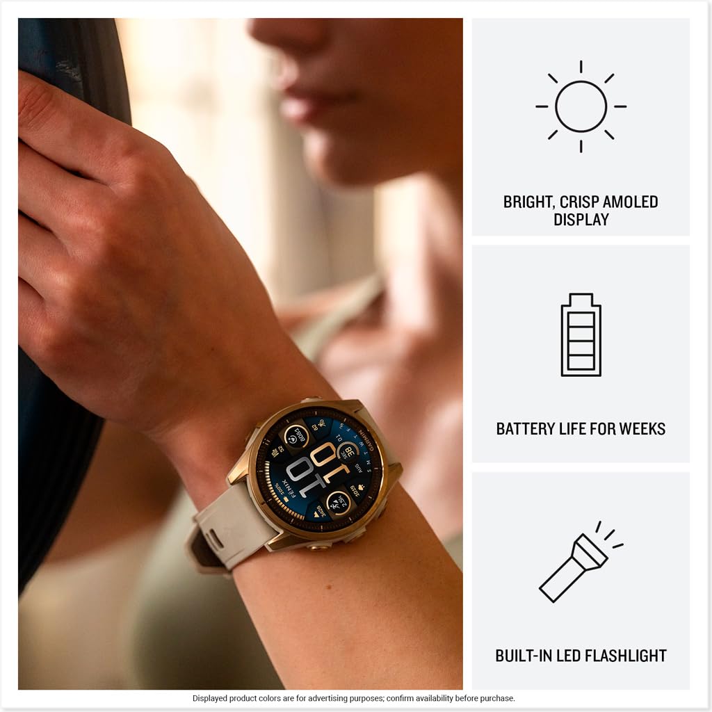 Garmin fēnix® 8, 47mm, Black | Premium Multisport Smartwatch, AMOLED Display, GPS, Built-In Flashlight, Dive-Rated, Built-In Speakers & Mic