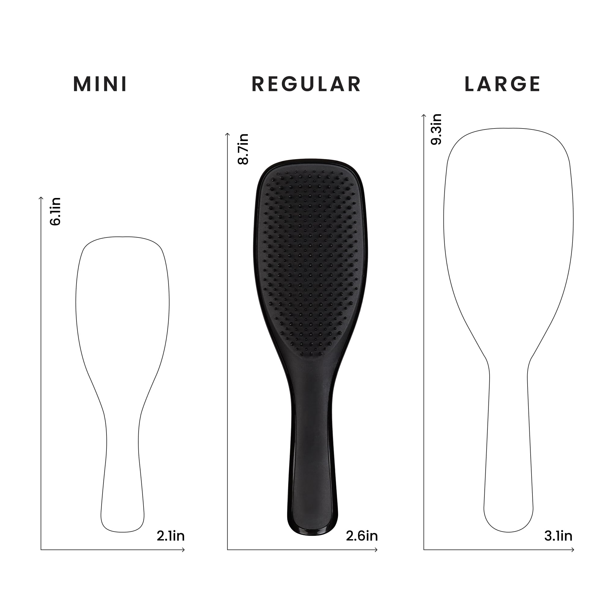 Tangle Teezer Ultimate Detangler Brush, Straight to Wavy, Apricot Blaze | Patented two-tier, regular-flex teeth reduce breakage & split ends on wet or dry hair; Shower-friendly hairbrush for all ages