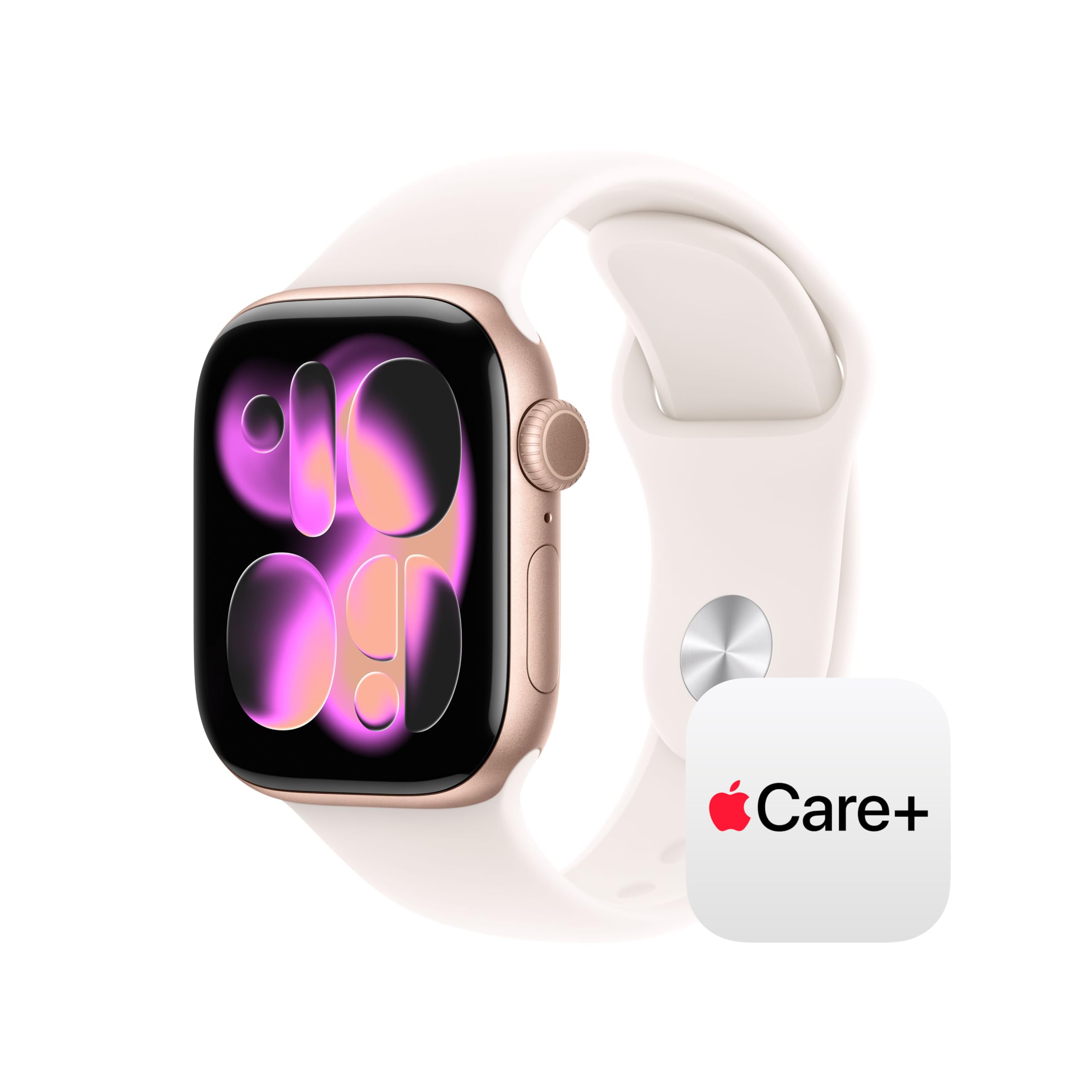 Apple Watch Series 11 [GPS 46mm] Smartwatch with Rose Gold Aluminum Case with Light Blush Sport Band - M/L. Sleep Score, Fitness Tracker, Health Monitoring, Always-On Display, Water Resistant