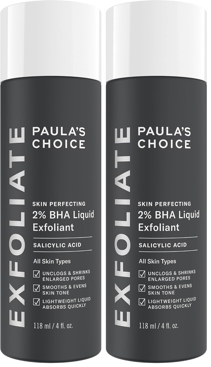 Paula's Choice SKIN PERFECTING 2% BHA Liquid Exfoliant | Gentle Salicylic Acid Facial Exfoliator for Blackheads, Enlarged Pores, Wrinkles & Fine Lines