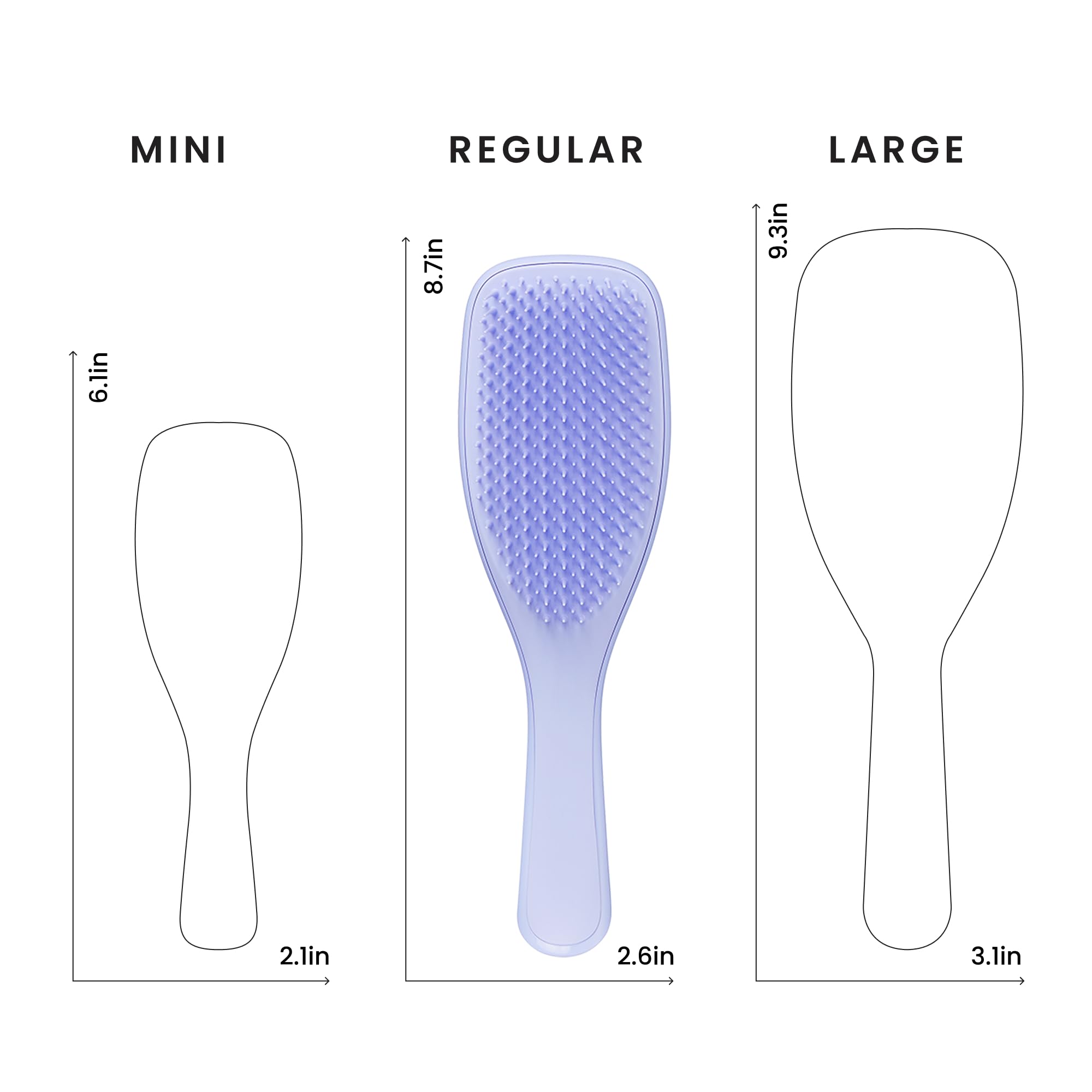 Tangle Teezer Ultimate Detangler Brush, Straight to Wavy, Apricot Blaze | Patented two-tier, regular-flex teeth reduce breakage & split ends on wet or dry hair; Shower-friendly hairbrush for all ages