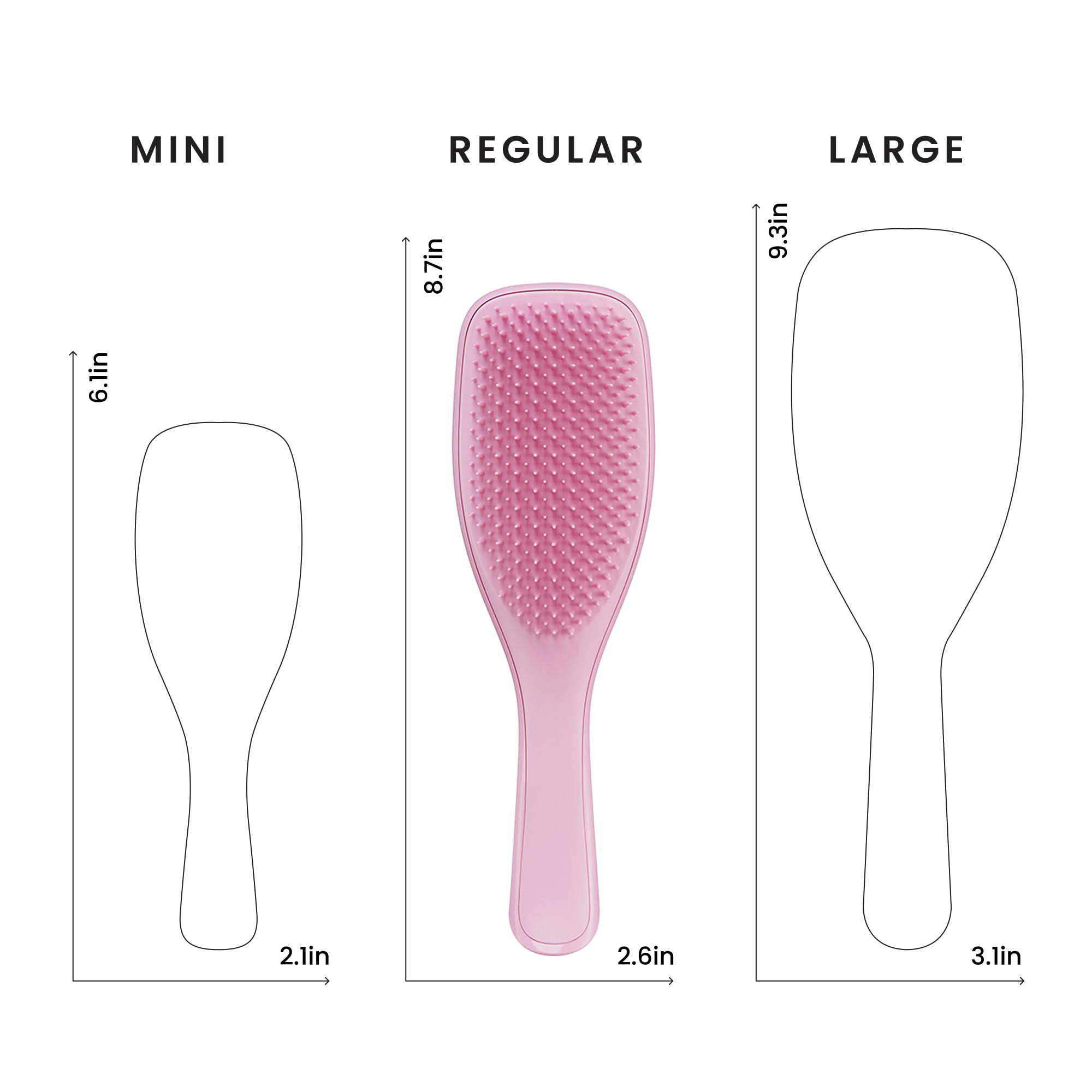 Tangle Teezer Ultimate Detangler Brush, Straight to Wavy, Apricot Blaze | Patented two-tier, regular-flex teeth reduce breakage & split ends on wet or dry hair; Shower-friendly hairbrush for all ages