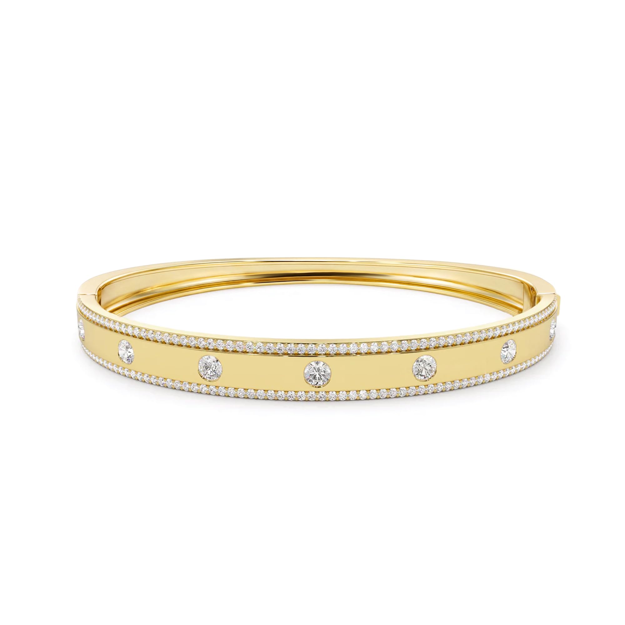 Gold Bracelets For Women, 14k Gold Filled Bangle Bracelets | Chunky Hinged Bangle Bracelets,Bangle Bracelets Non Tarnish, Jewelry For Women-Wavy Evil Eye Round Recetangle Marquise Cut