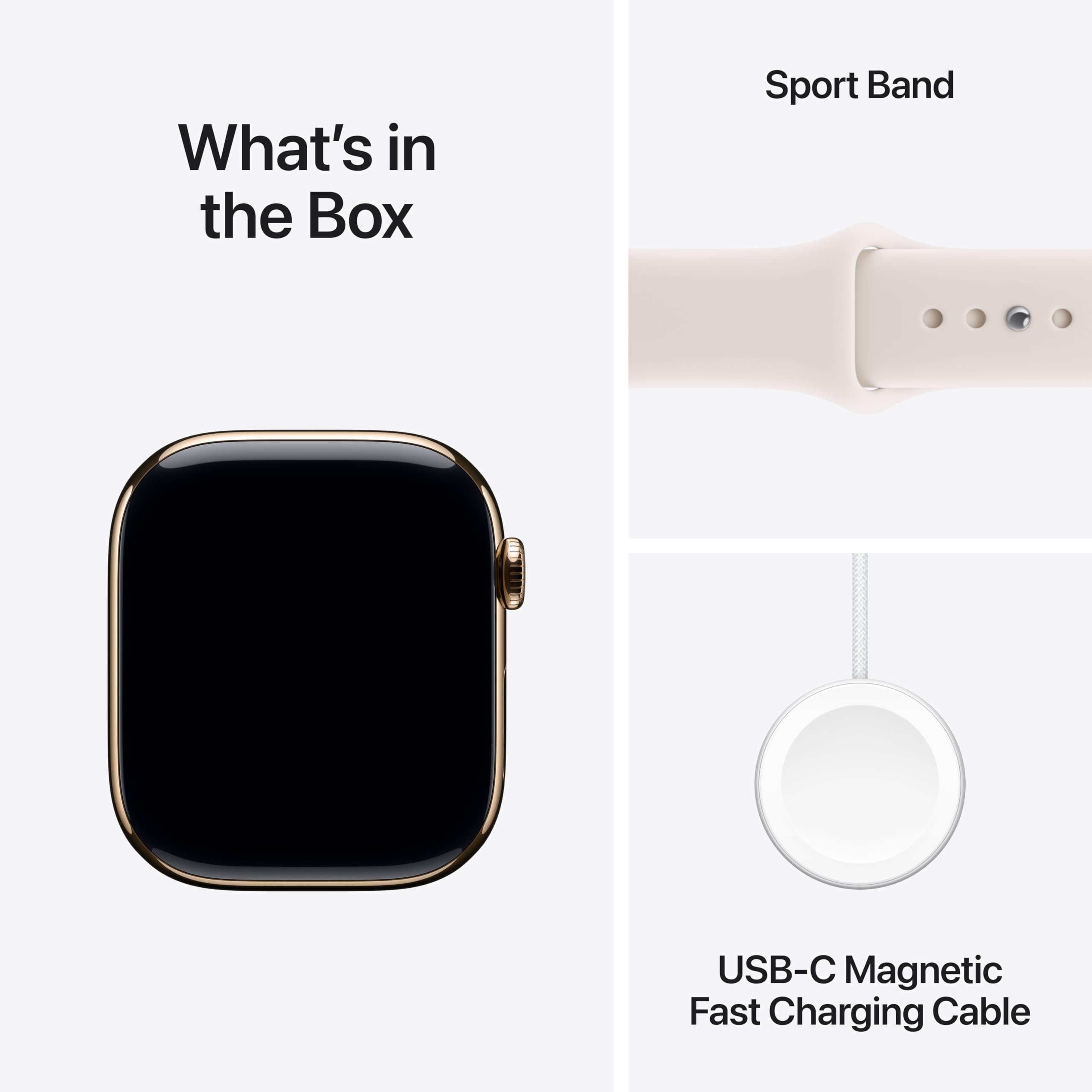Apple Watch Series 11 [GPS 46mm] Smartwatch with Rose Gold Aluminum Case with Light Blush Sport Band - M/L. Sleep Score, Fitness Tracker, Health Monitoring, Always-On Display, Water Resistant