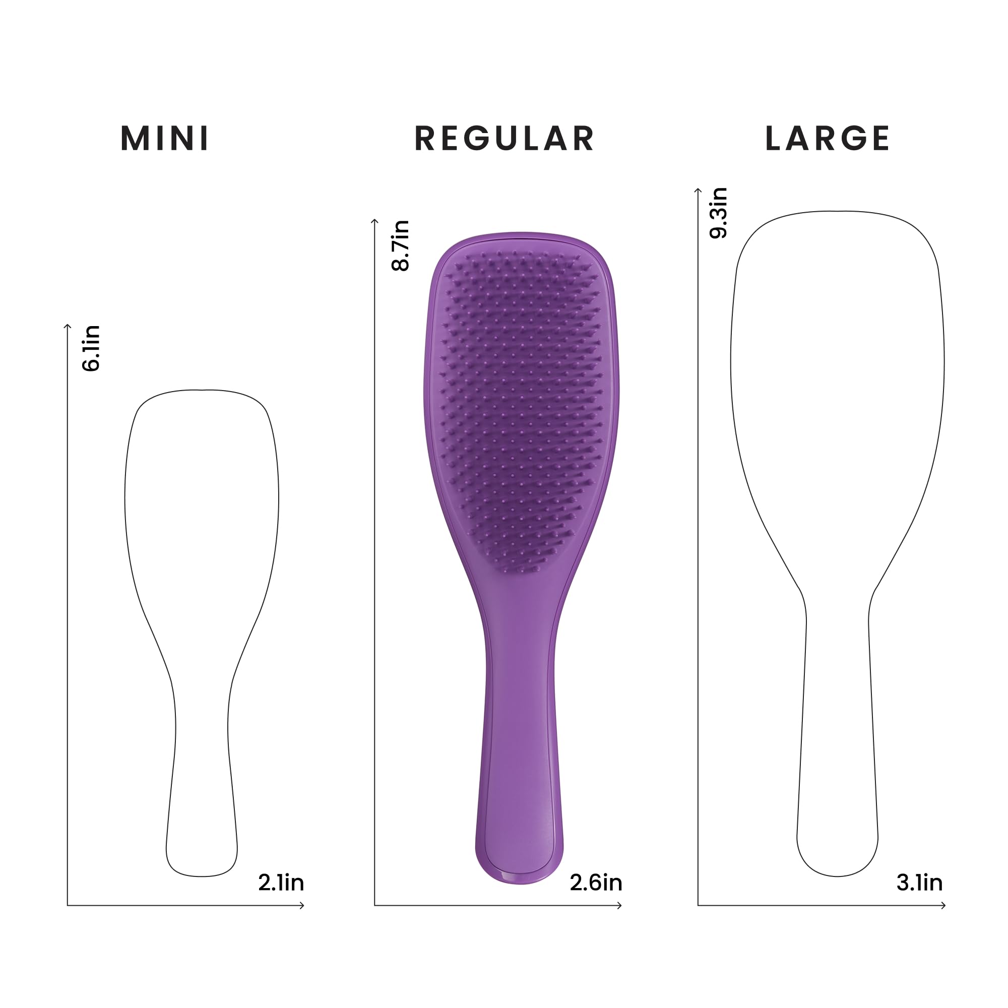 Tangle Teezer Ultimate Detangler Brush, Straight to Wavy, Apricot Blaze | Patented two-tier, regular-flex teeth reduce breakage & split ends on wet or dry hair; Shower-friendly hairbrush for all ages
