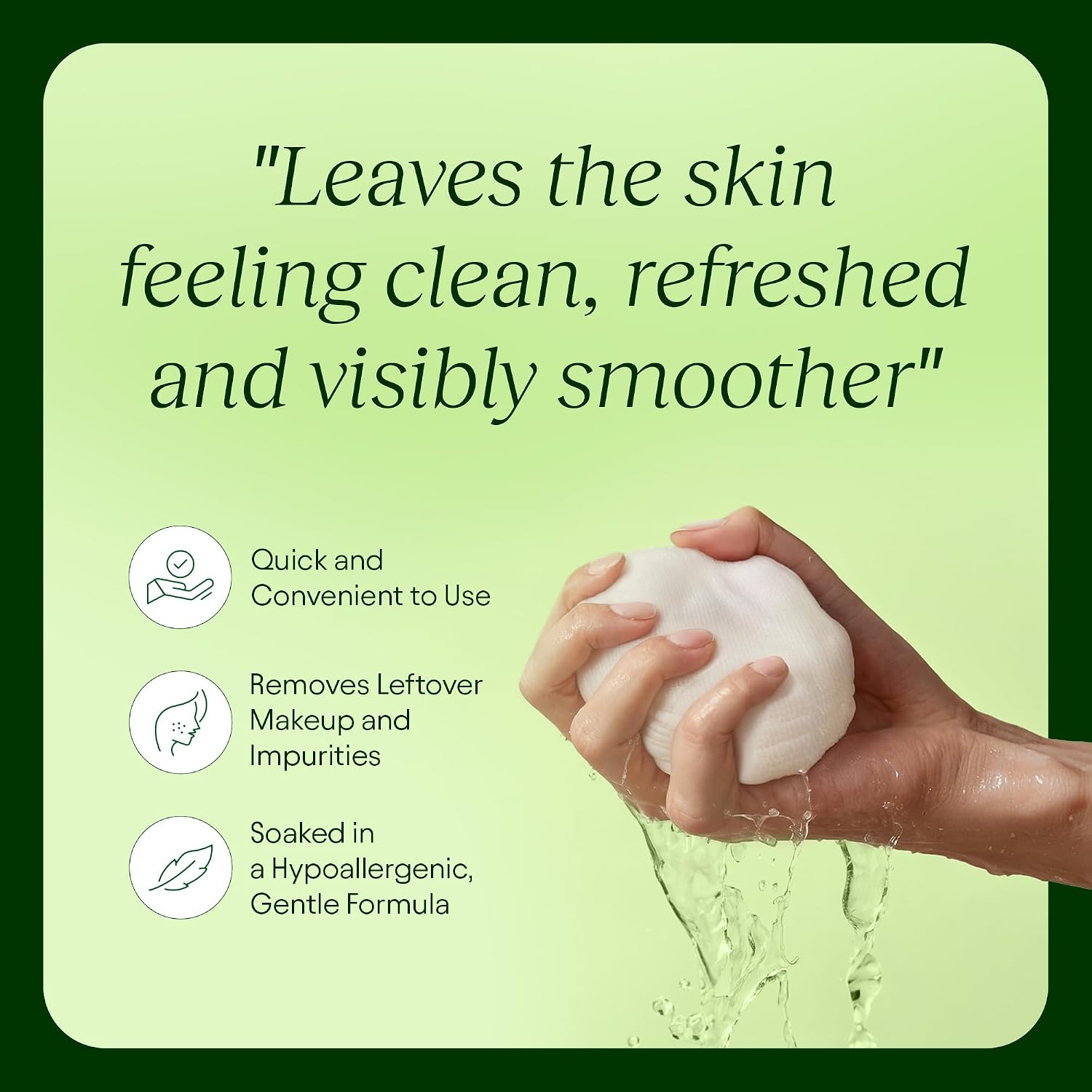JIYU Toner Pads - Korean Skincare for Dark Spots, Wrinkles & Dull Skin - Hydrating Facial Treatment with Snail Mucin, Niacinamide, Peptides & Centella - 100 Count