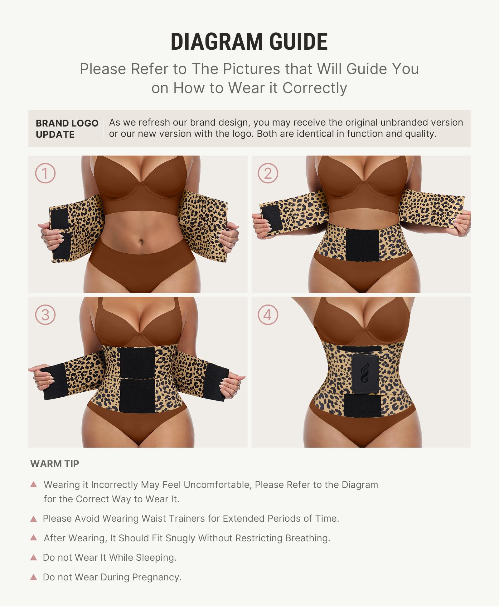 FeelinGirl Waist Trainer Belt Cincher Corset Tummy Control Faja Body Shaper | Hourglass Shaping, Triple Wrap, Hook-loop Closure, Postpartum Gym Workout, Underbust Girdle, Perspiring Fabric