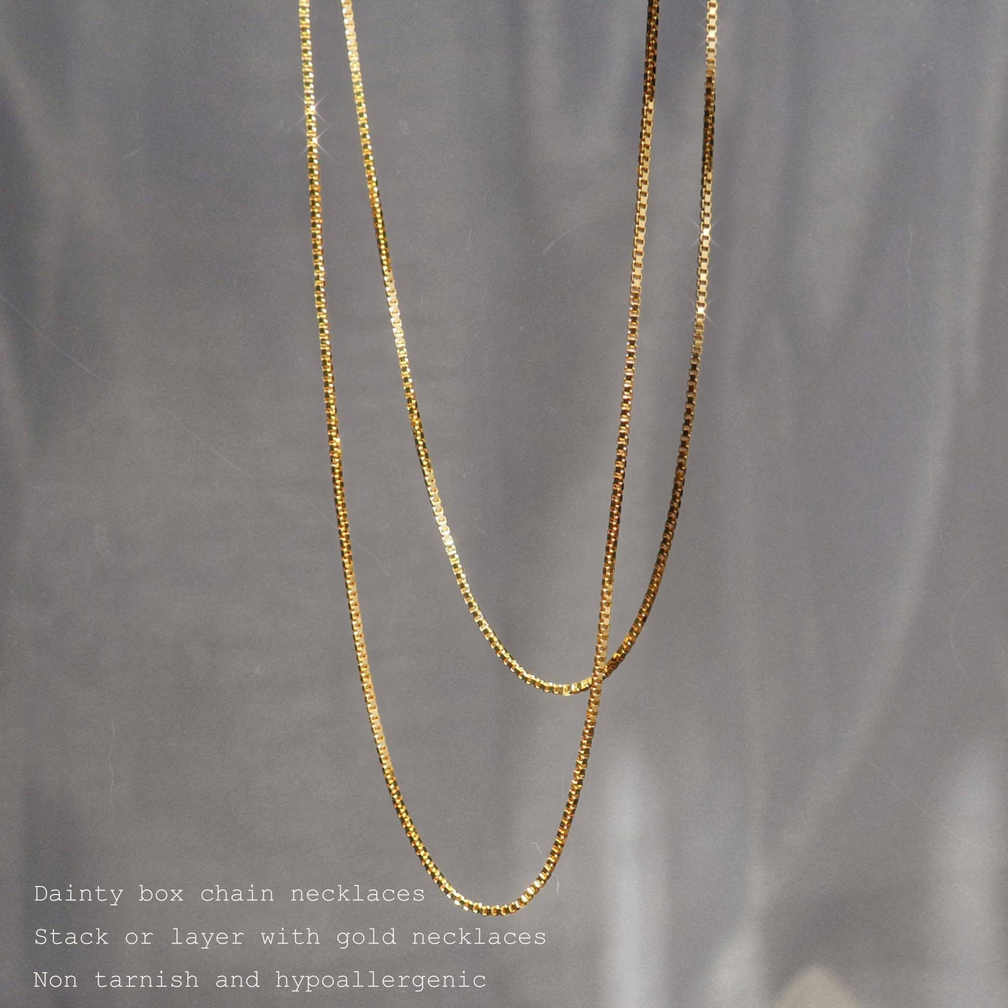 CHESKY 14K Gold Plated Layered Chain Necklace for Women | Trendy Cuban Link Chain, Chunky Paperclip Chain, Toggle Clasp Necklace, Fashion Gold Jewelry, Daily Gift for Women