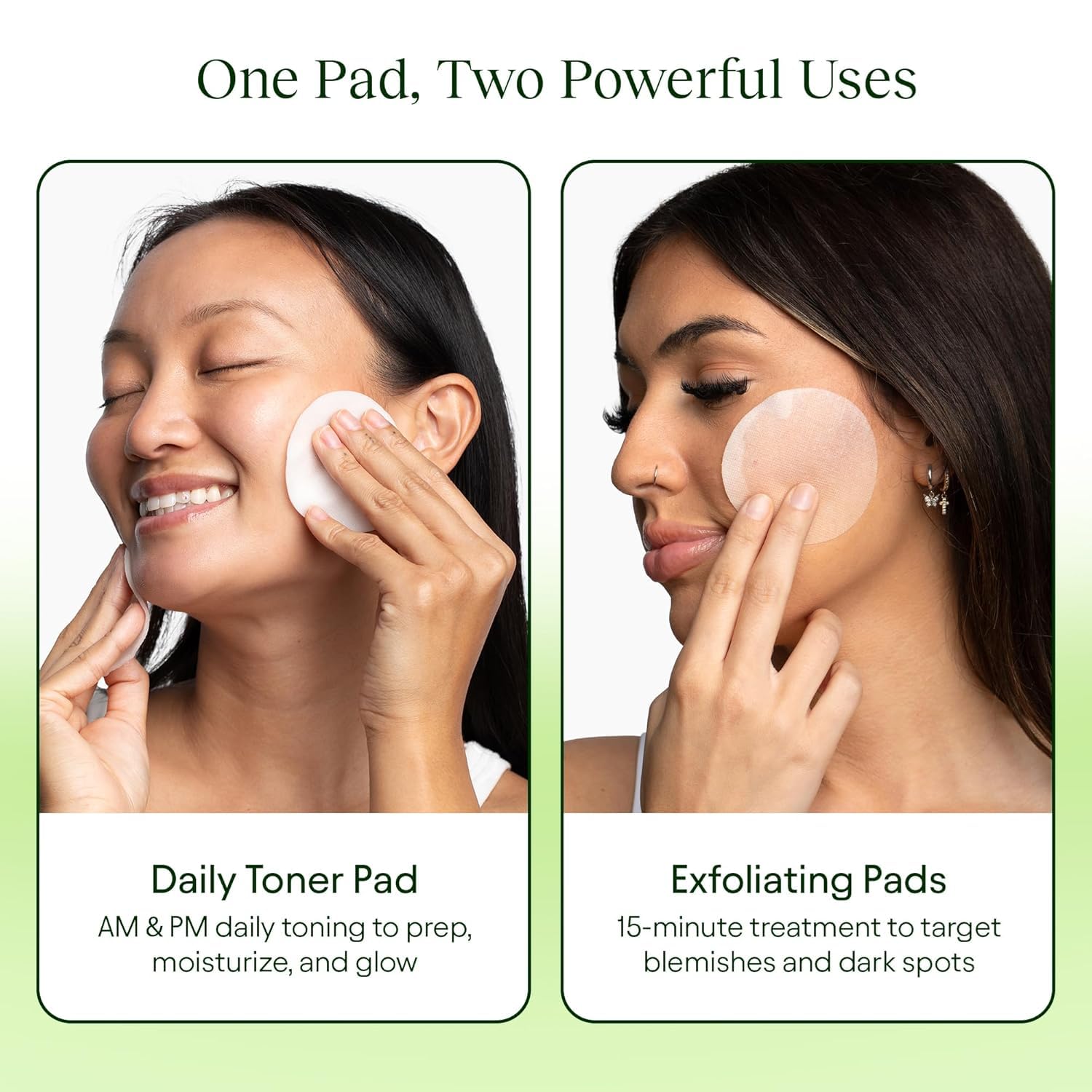 JIYU Toner Pads - Korean Skincare for Dark Spots, Wrinkles & Dull Skin - Hydrating Facial Treatment with Snail Mucin, Niacinamide, Peptides & Centella - 100 Count