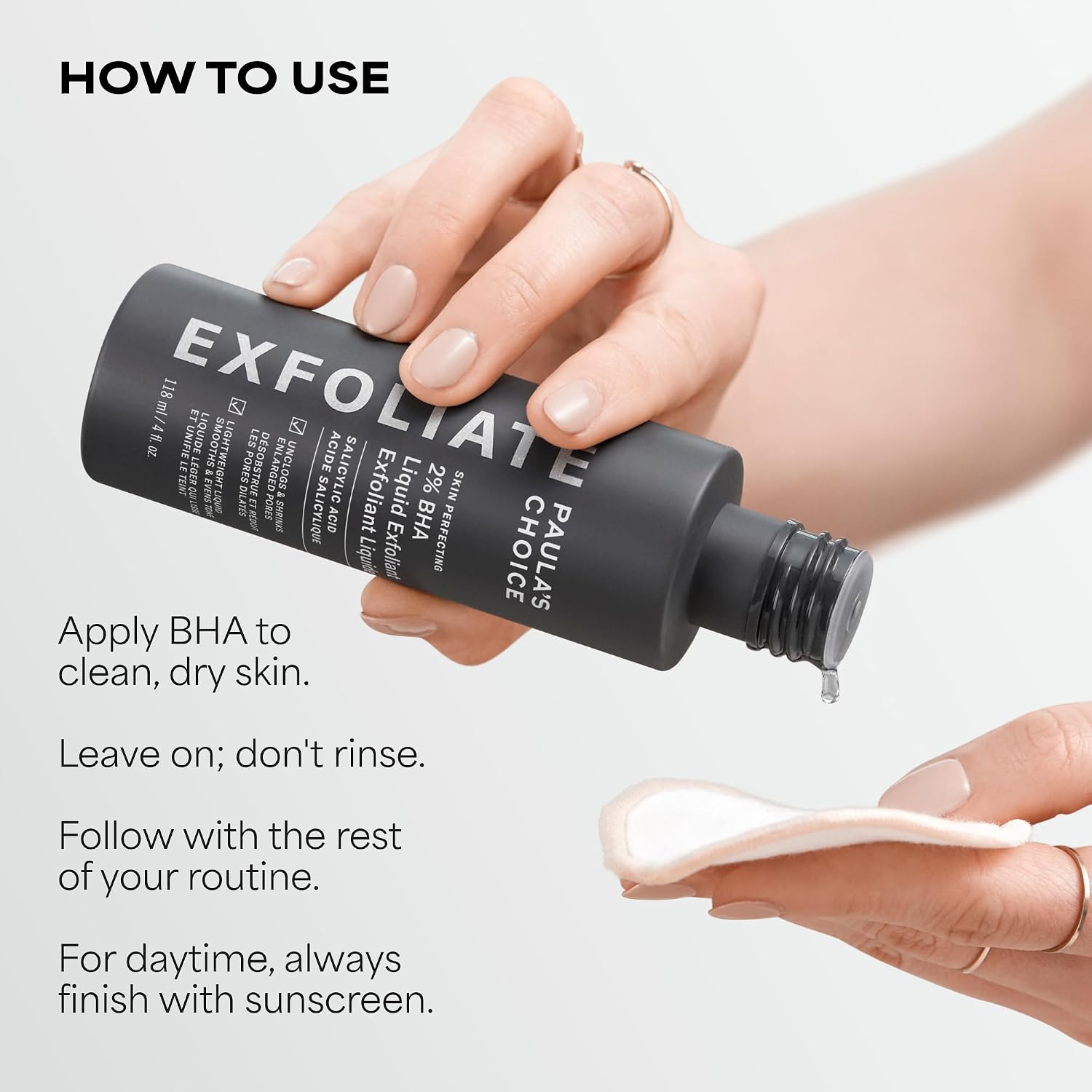 Paula's Choice SKIN PERFECTING 2% BHA Liquid Exfoliant | Gentle Salicylic Acid Facial Exfoliator for Blackheads, Enlarged Pores, Wrinkles & Fine Lines