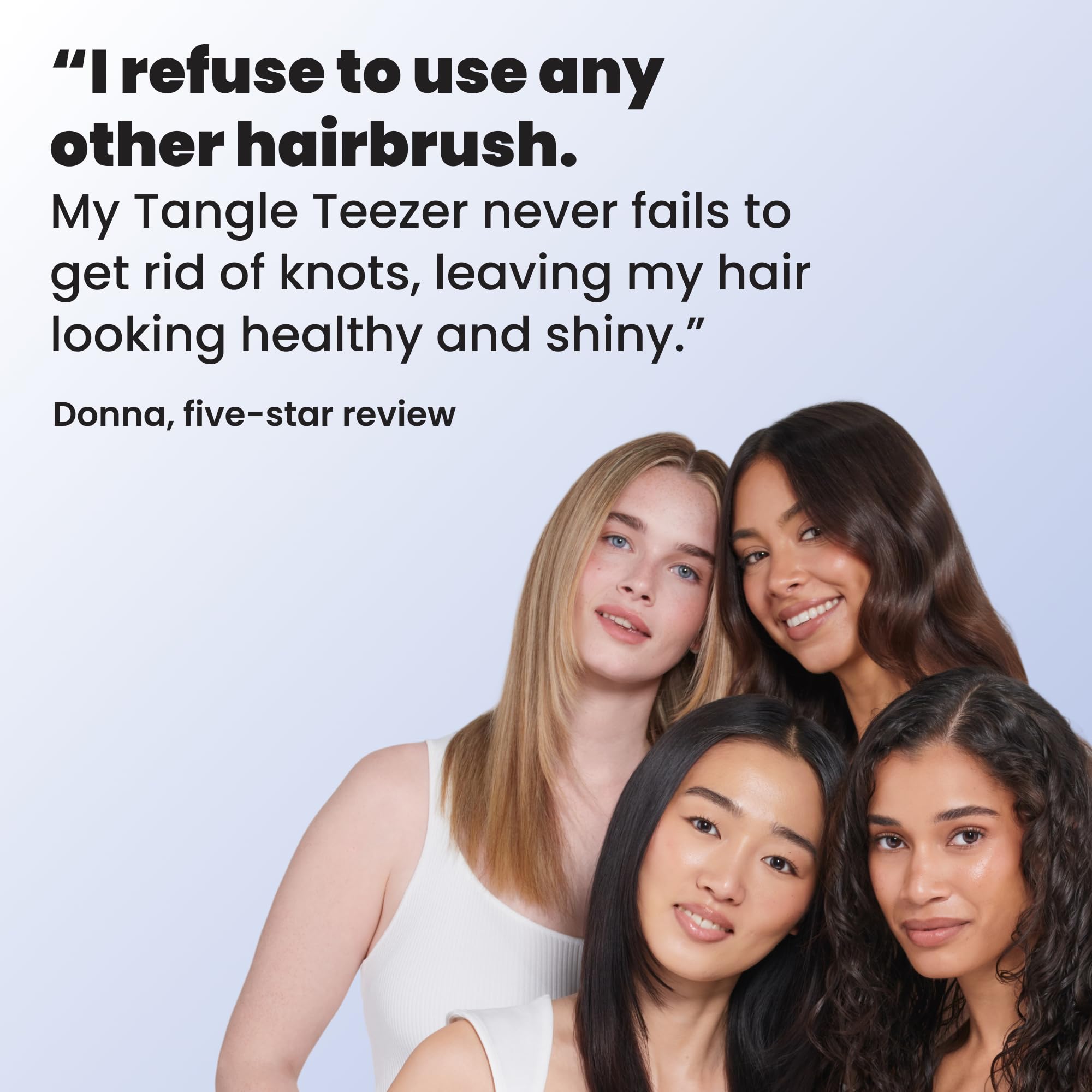 Tangle Teezer Ultimate Detangler Brush, Straight to Wavy, Apricot Blaze | Patented two-tier, regular-flex teeth reduce breakage & split ends on wet or dry hair; Shower-friendly hairbrush for all ages