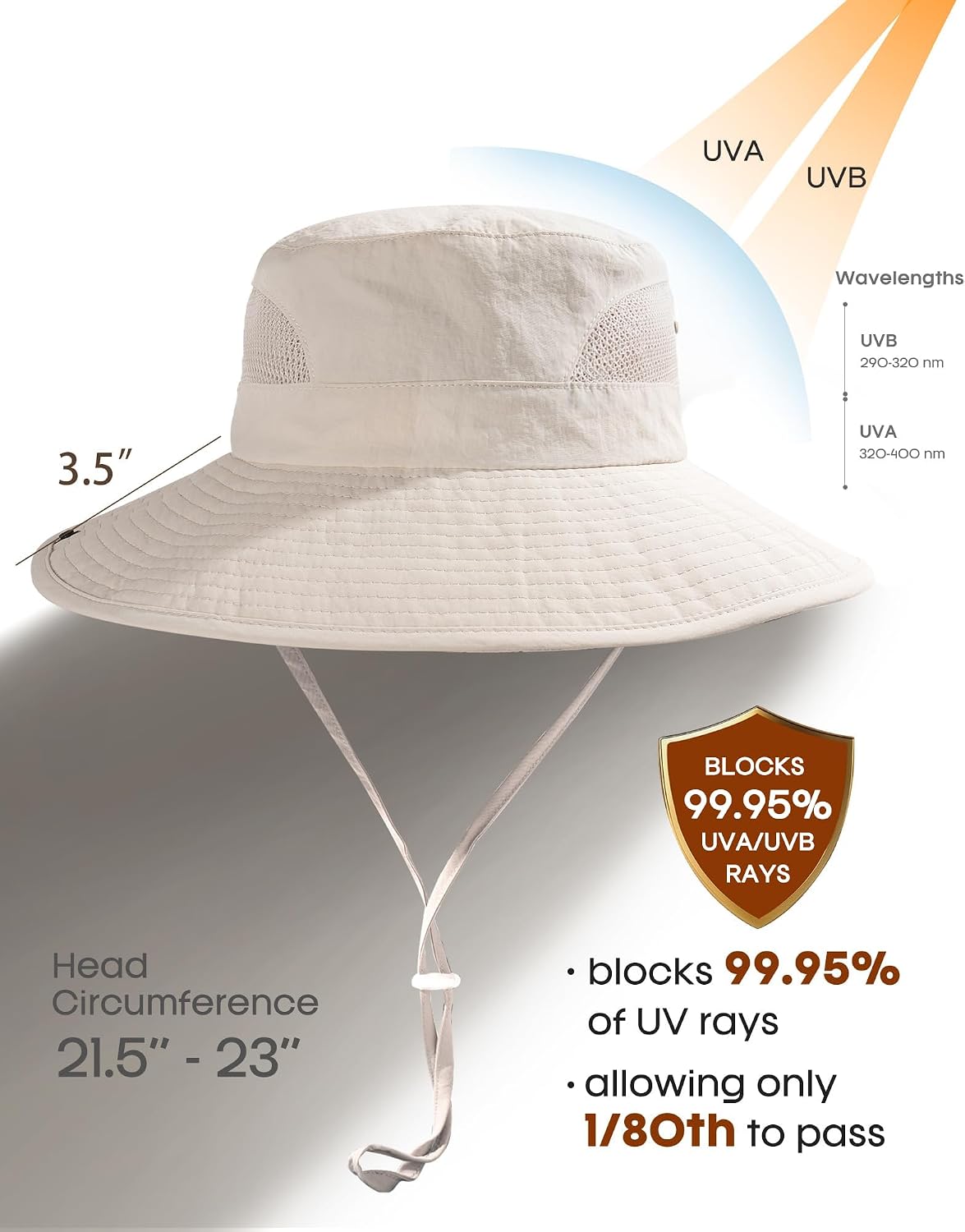 FURTALK Womens Sun Hat with Ponytail Hole Beach Hiking Summer Wide Brim UPF 50+ Outdoor Protection Foldable Bucket Hat