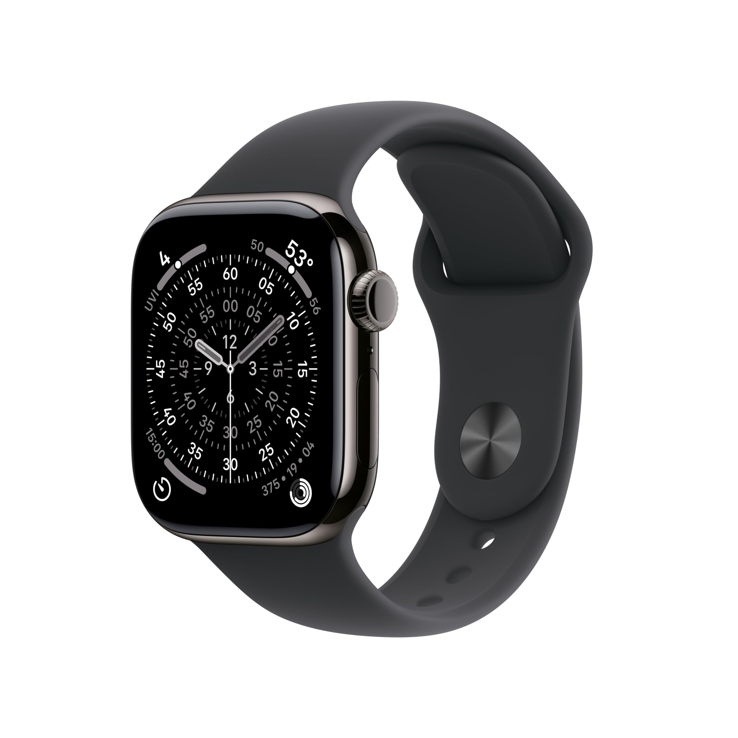 Apple Watch Series 11 [GPS 46mm] Smartwatch with Rose Gold Aluminum Case with Light Blush Sport Band - M/L. Sleep Score, Fitness Tracker, Health Monitoring, Always-On Display, Water Resistant