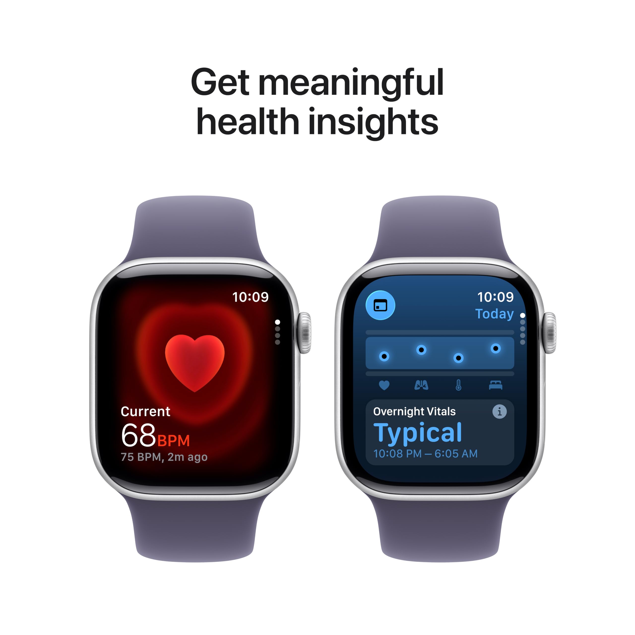 Apple Watch Series 11 [GPS 46mm] Smartwatch with Rose Gold Aluminum Case with Light Blush Sport Band - M/L. Sleep Score, Fitness Tracker, Health Monitoring, Always-On Display, Water Resistant