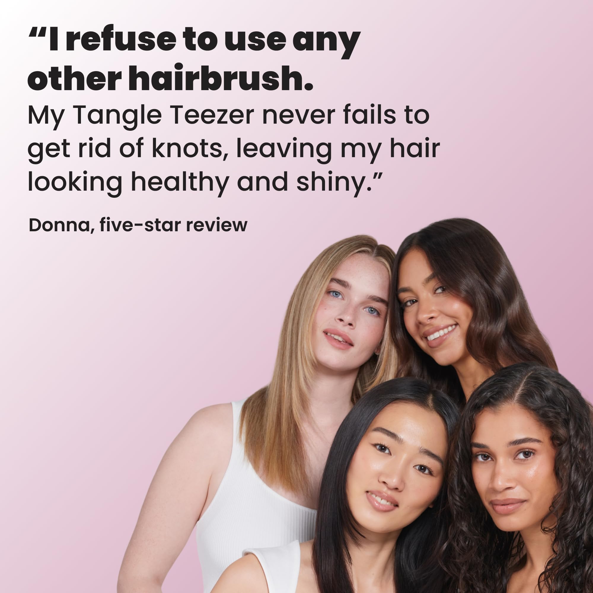 Tangle Teezer Ultimate Detangler Brush, Straight to Wavy, Apricot Blaze | Patented two-tier, regular-flex teeth reduce breakage & split ends on wet or dry hair; Shower-friendly hairbrush for all ages