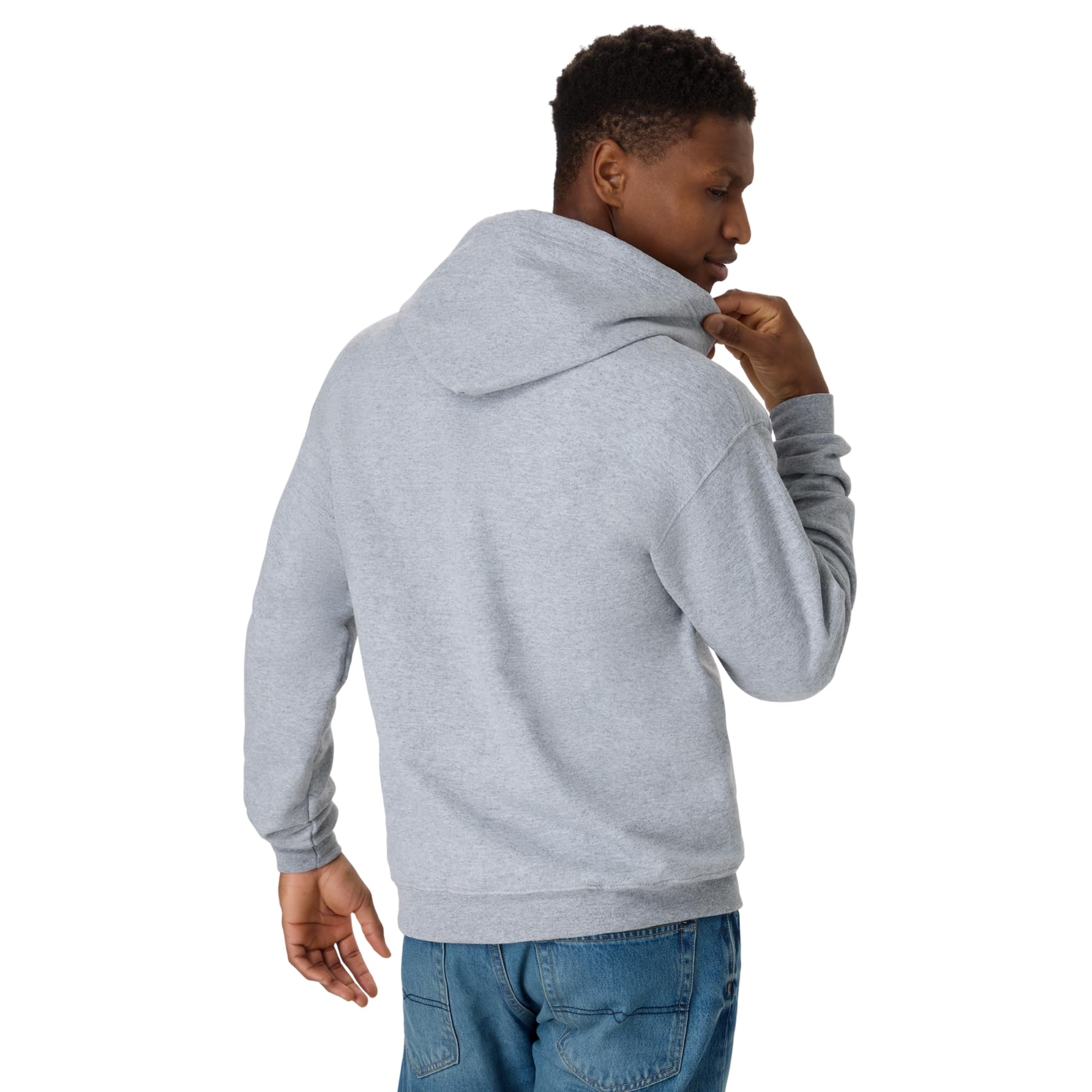 Hanes Men's Zip-up Hoodie, Ecosmart Fleece Full-zip Hoodie for Men, Hooded Sweatshirt