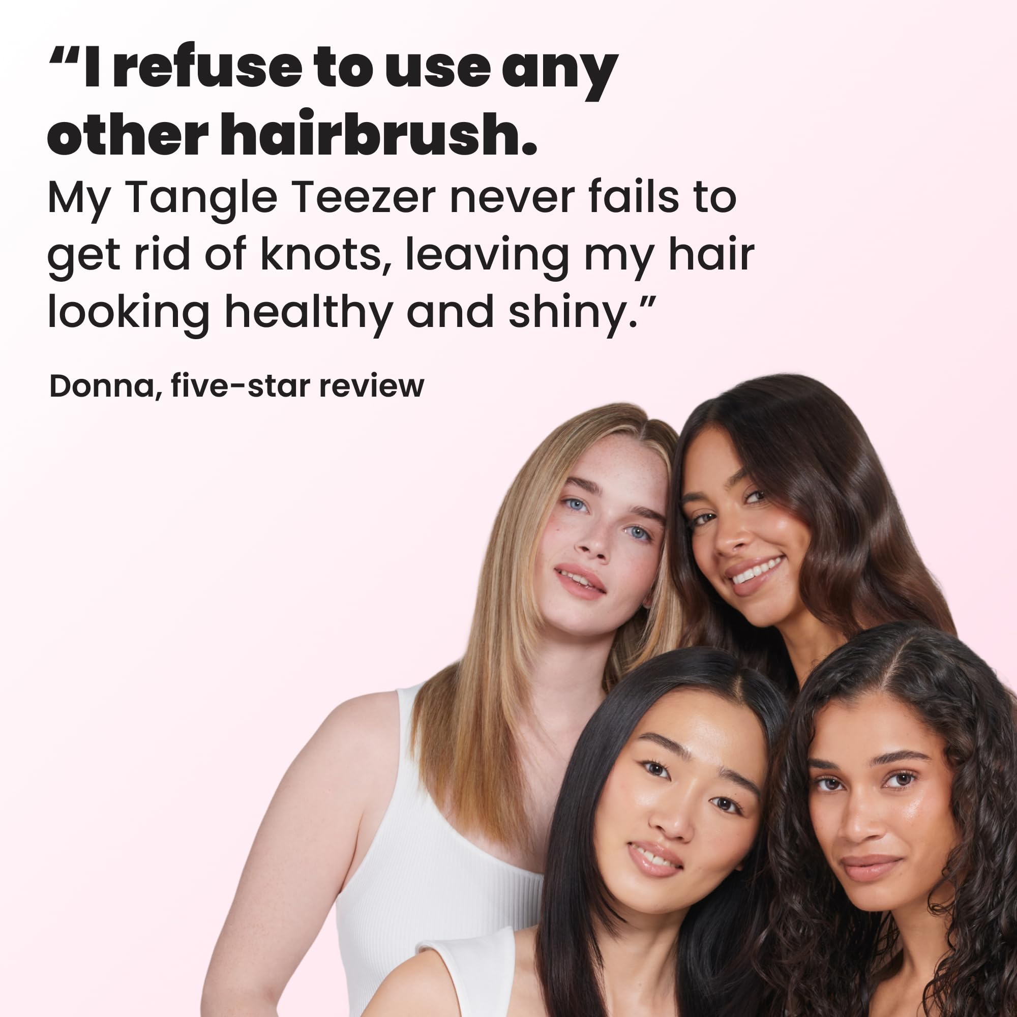Tangle Teezer Ultimate Detangler Brush, Straight to Wavy, Apricot Blaze | Patented two-tier, regular-flex teeth reduce breakage & split ends on wet or dry hair; Shower-friendly hairbrush for all ages