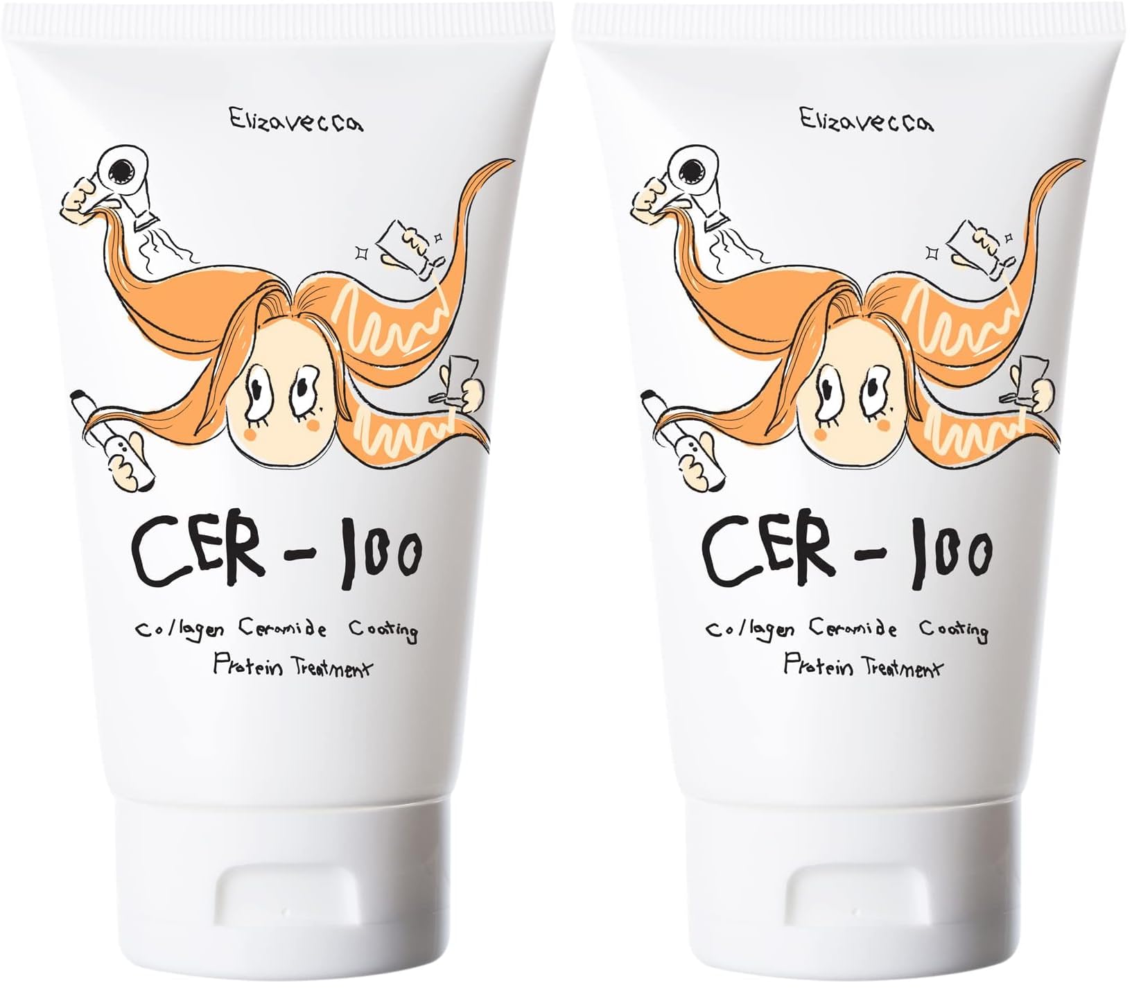 Elizavecca cer-100 collagen coating hair protein treatment 100ml