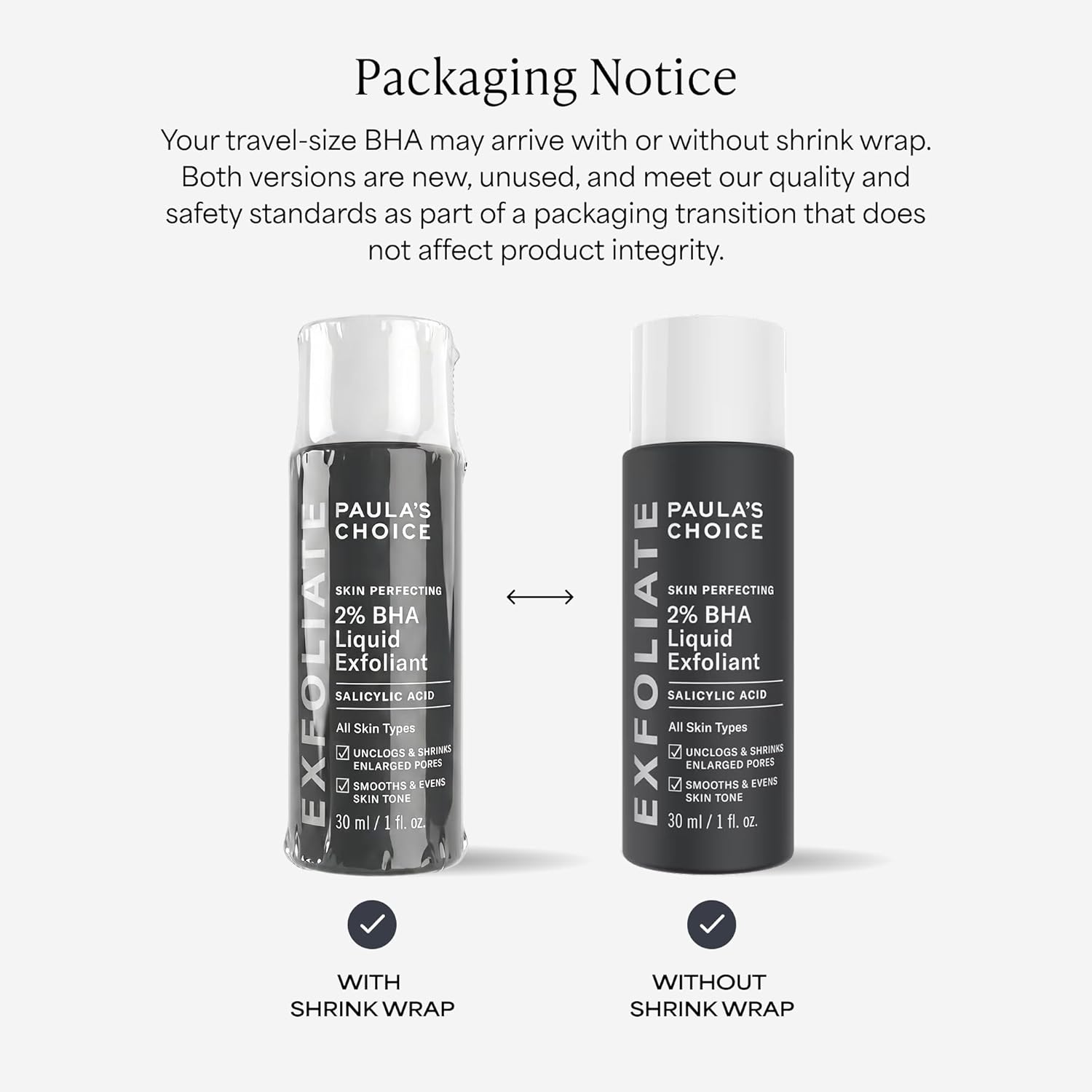 Paula's Choice SKIN PERFECTING 2% BHA Liquid Exfoliant | Gentle Salicylic Acid Facial Exfoliator for Blackheads, Enlarged Pores, Wrinkles & Fine Lines