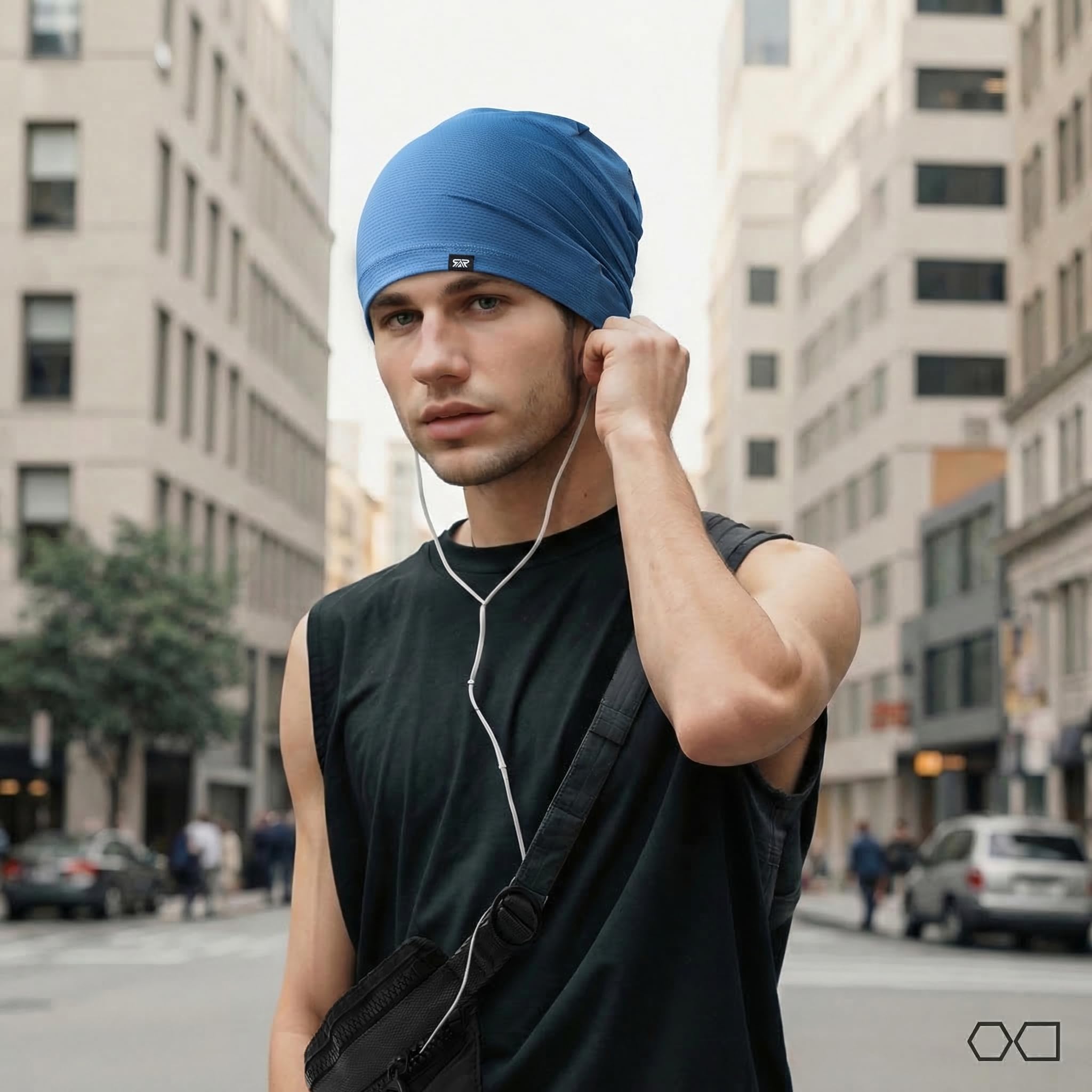 Cooling Skull Cap Sweat Wicking Breathable for Men Women 3 Pack | Lightweight Quick Dry Beanie & Helmet Liner, Stretch Non-Slip Fit Under Hard Hat, Construction Gym Cycling Running Workout