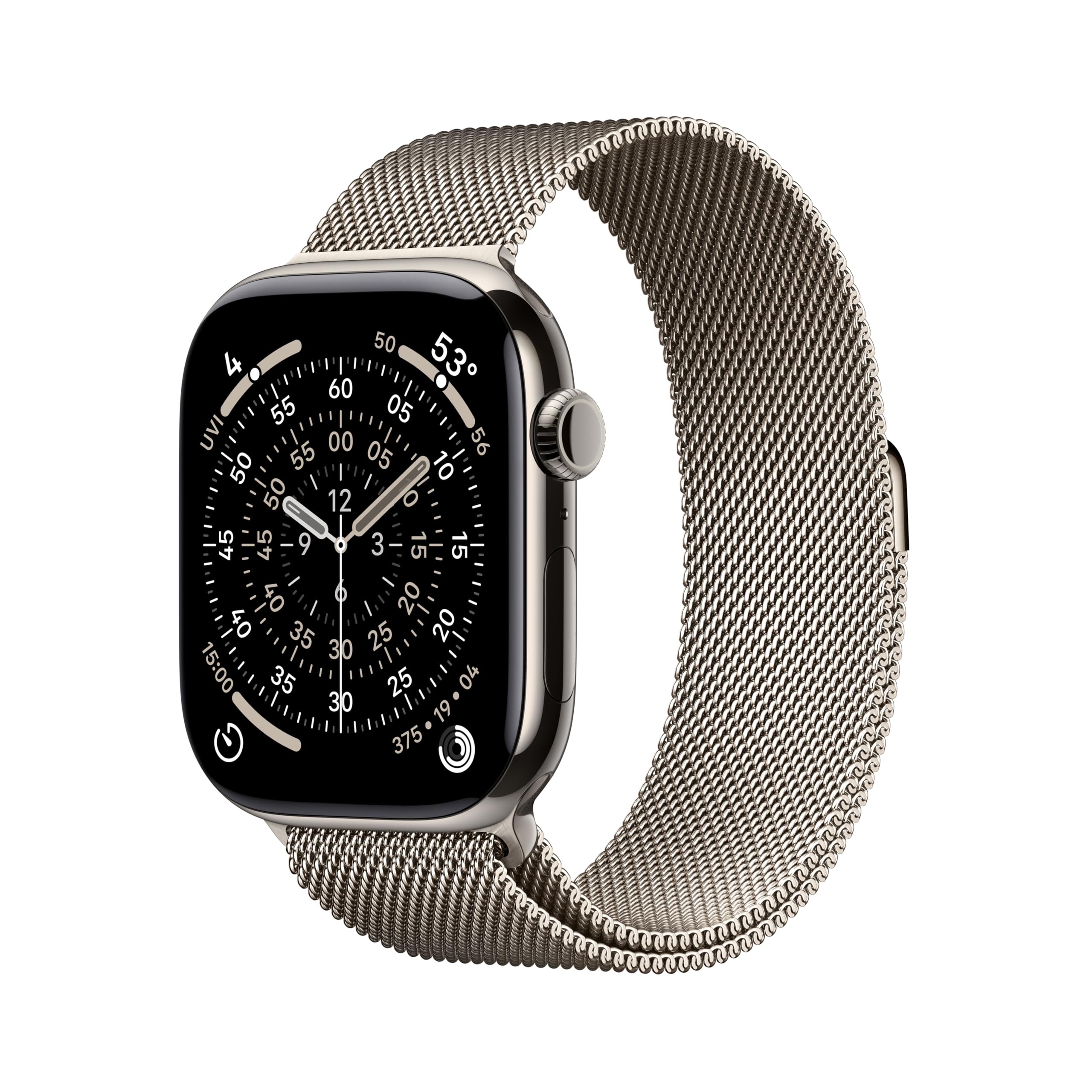 Apple Watch Series 11 [GPS 46mm] Smartwatch with Rose Gold Aluminum Case with Light Blush Sport Band - M/L. Sleep Score, Fitness Tracker, Health Monitoring, Always-On Display, Water Resistant