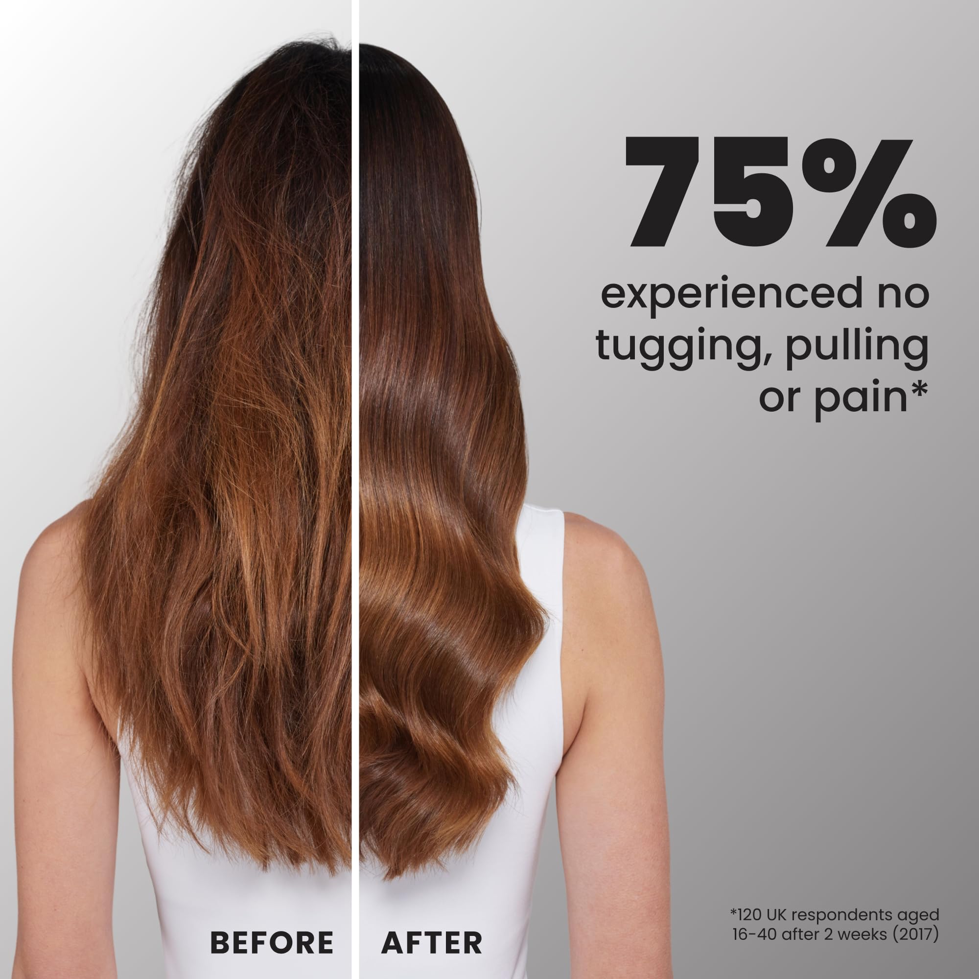 Tangle Teezer Ultimate Detangler Brush, Straight to Wavy, Apricot Blaze | Patented two-tier, regular-flex teeth reduce breakage & split ends on wet or dry hair; Shower-friendly hairbrush for all ages