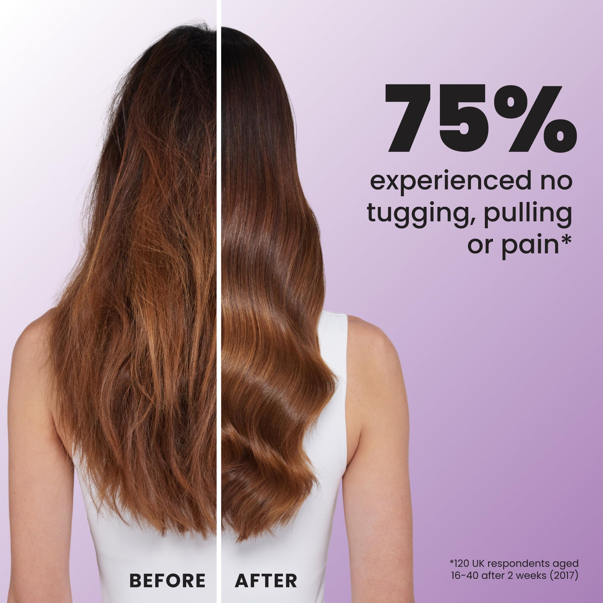 Tangle Teezer Ultimate Detangler Brush, Straight to Wavy, Apricot Blaze | Patented two-tier, regular-flex teeth reduce breakage & split ends on wet or dry hair; Shower-friendly hairbrush for all ages