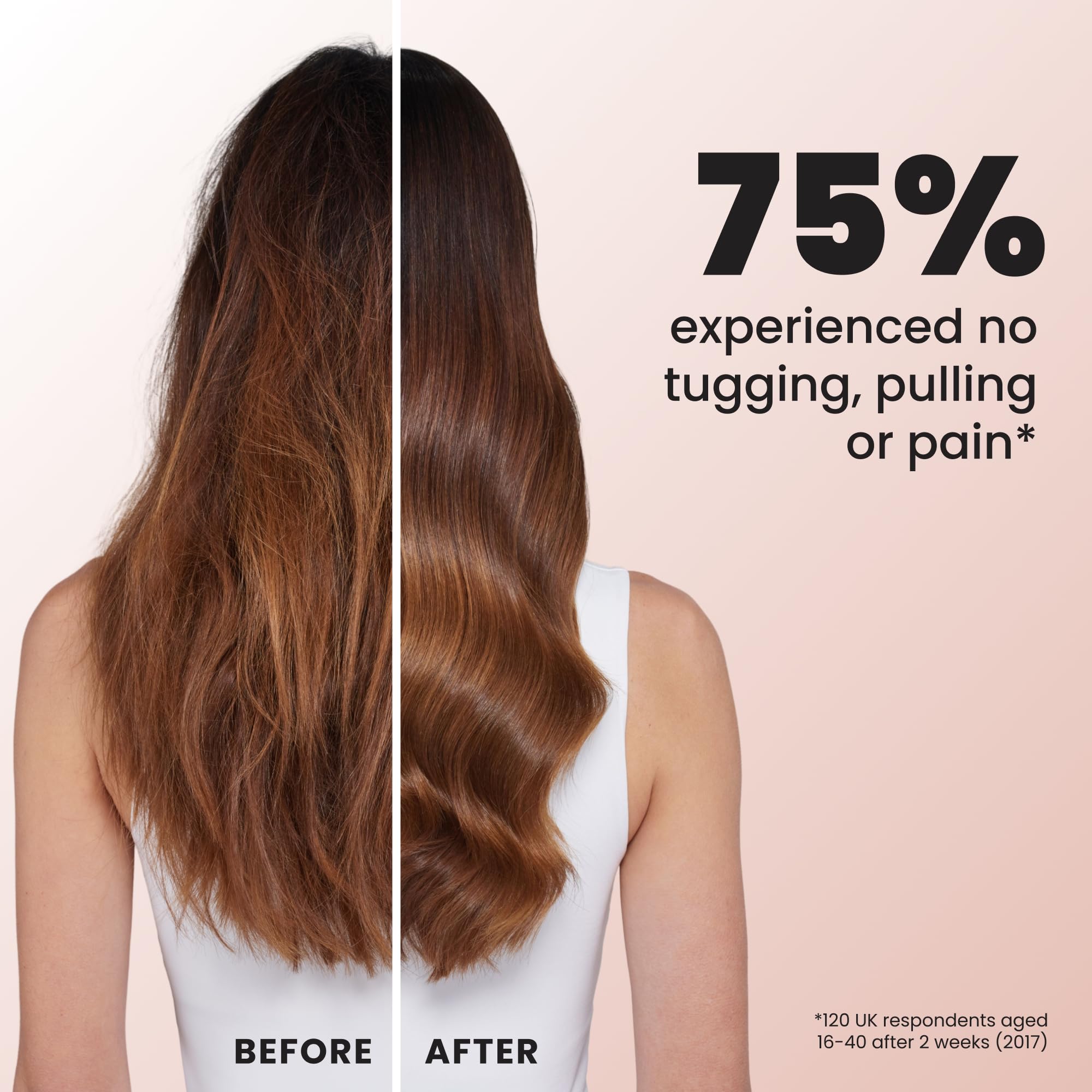 Tangle Teezer Ultimate Detangler Brush, Straight to Wavy, Apricot Blaze | Patented two-tier, regular-flex teeth reduce breakage & split ends on wet or dry hair; Shower-friendly hairbrush for all ages