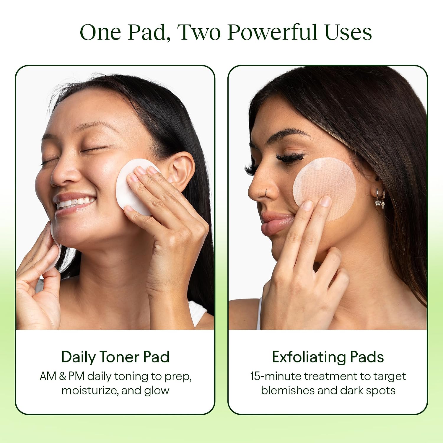 JIYU Toner Pads - Korean Skincare for Dark Spots, Wrinkles & Dull Skin - Hydrating Facial Treatment with Snail Mucin, Niacinamide, Peptides & Centella - 100 Count