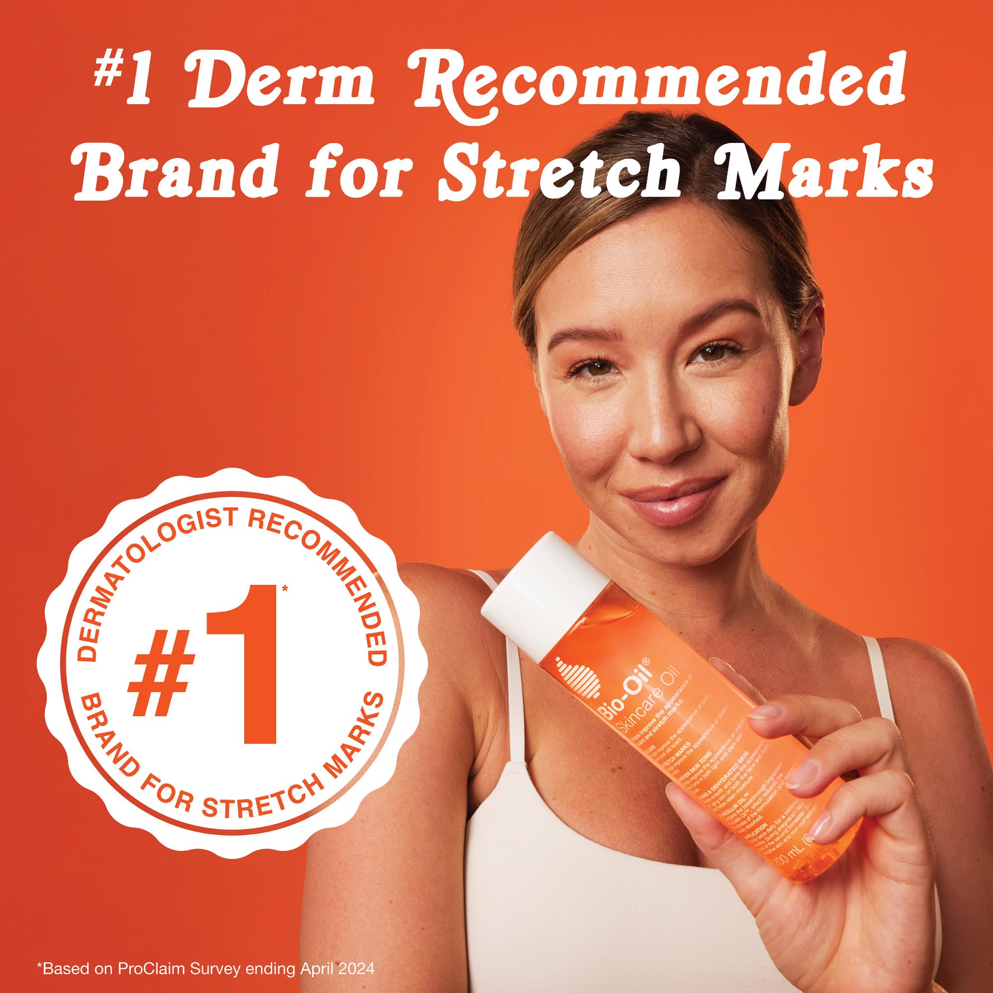 Bio-Oil Skincare Body Oil Serum, Scars & Stretch Marks, 2 fl oz | Dermatologist Recommended, Vitamin E & A, Dry & Sensitive Skin, Non-Comedogenic, Face and Body, Scar Treatment
