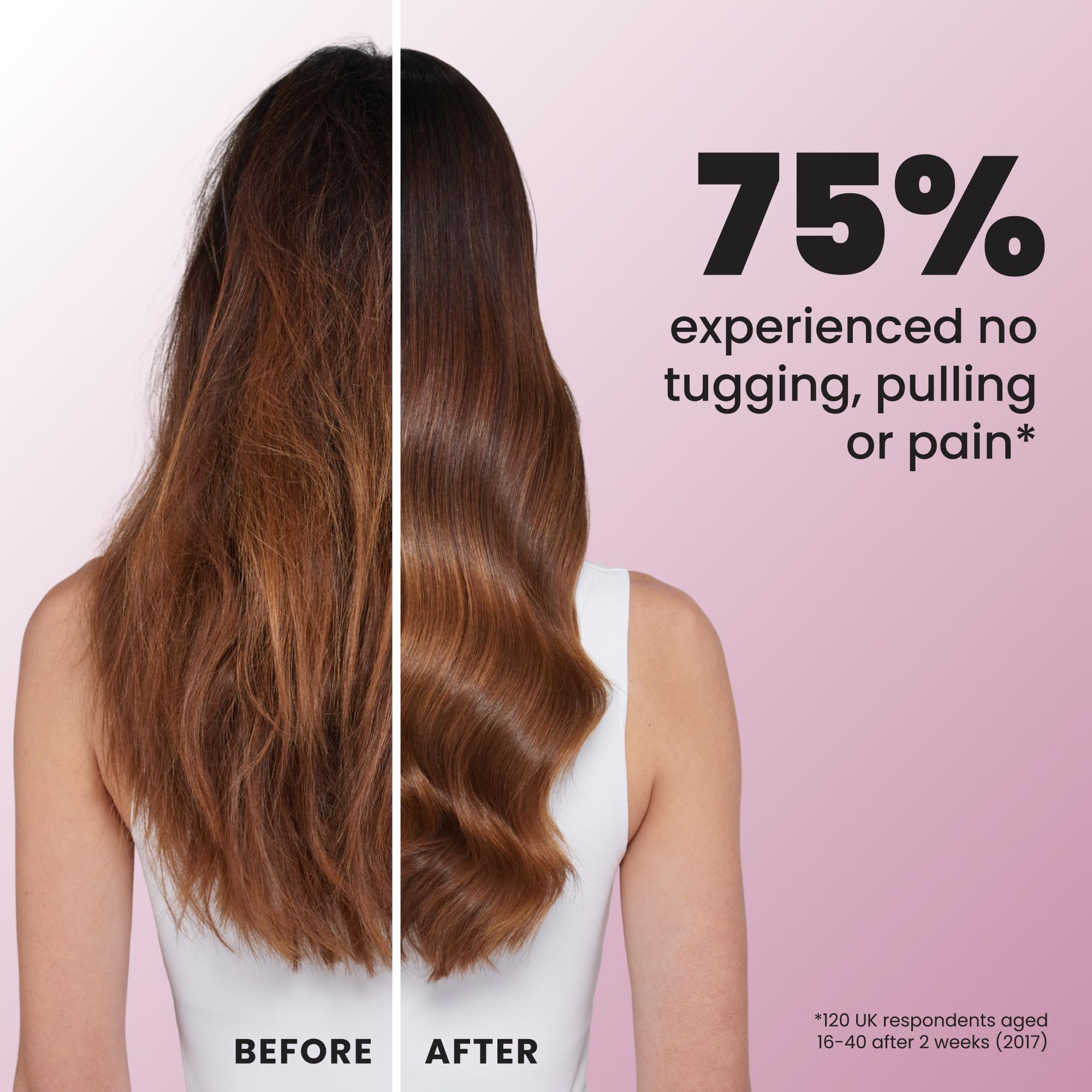 Tangle Teezer Ultimate Detangler Brush, Straight to Wavy, Apricot Blaze | Patented two-tier, regular-flex teeth reduce breakage & split ends on wet or dry hair; Shower-friendly hairbrush for all ages