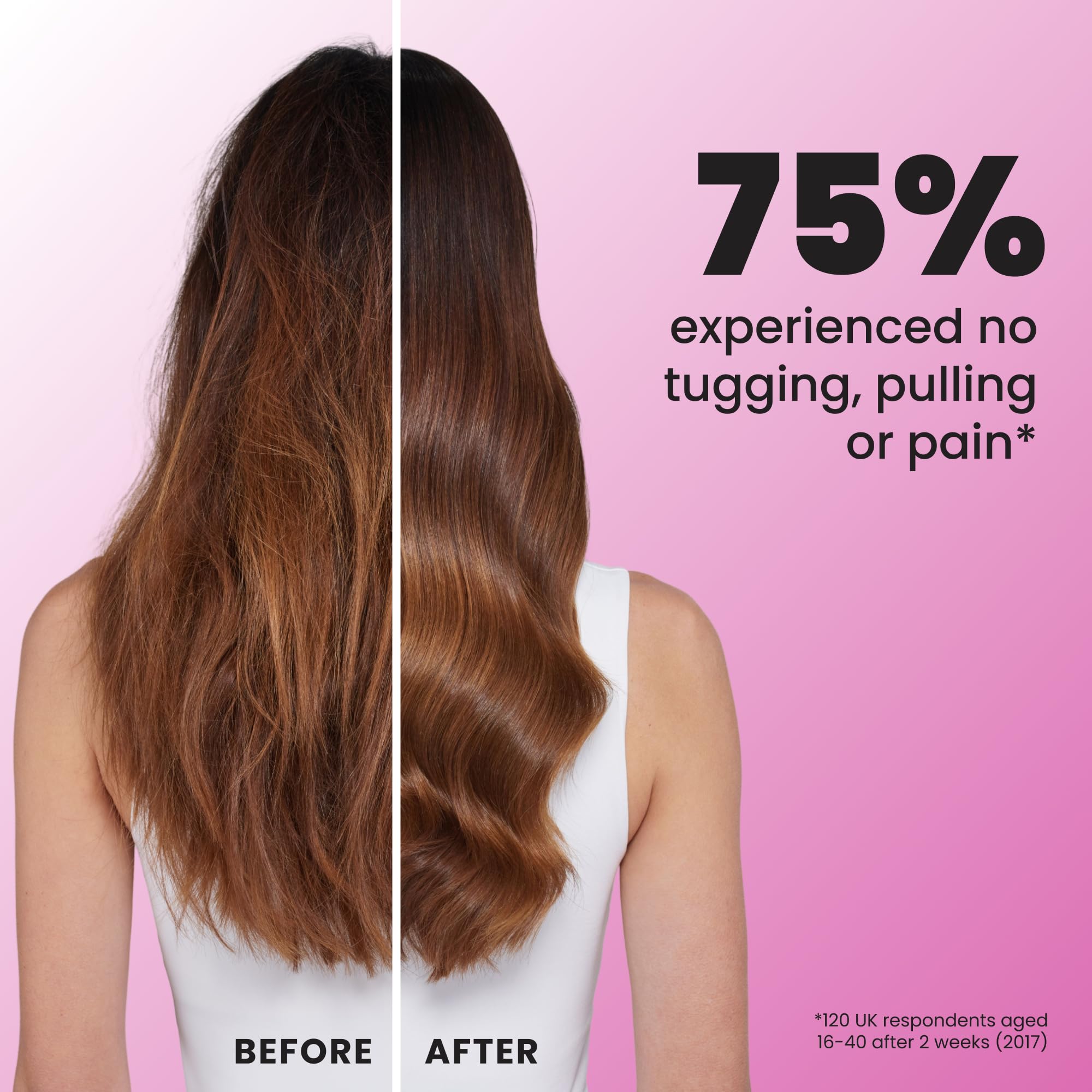 Tangle Teezer Ultimate Detangler Brush, Straight to Wavy, Apricot Blaze | Patented two-tier, regular-flex teeth reduce breakage & split ends on wet or dry hair; Shower-friendly hairbrush for all ages