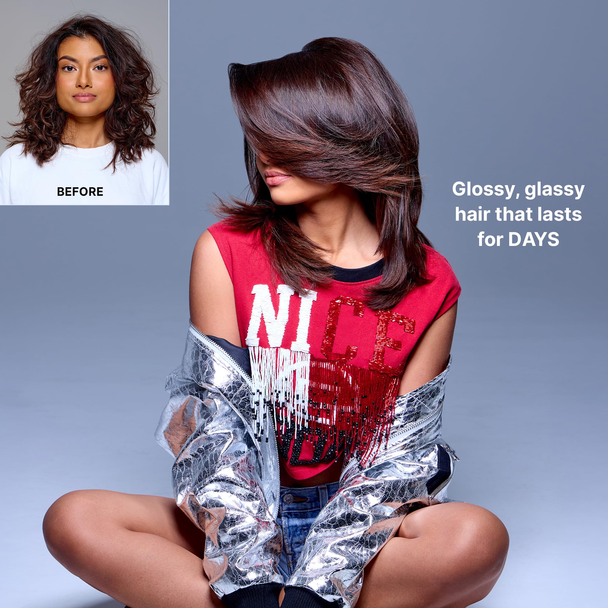 COLOR WOW Dream Coat – Anti-Humidity Frizz Control Spray for Glass Hair | Anti-frizz treatment and humidity-proofing spray delivers glassy-smooth, frizz-free hair. Heat activated, lasts 3-4 shampoos.