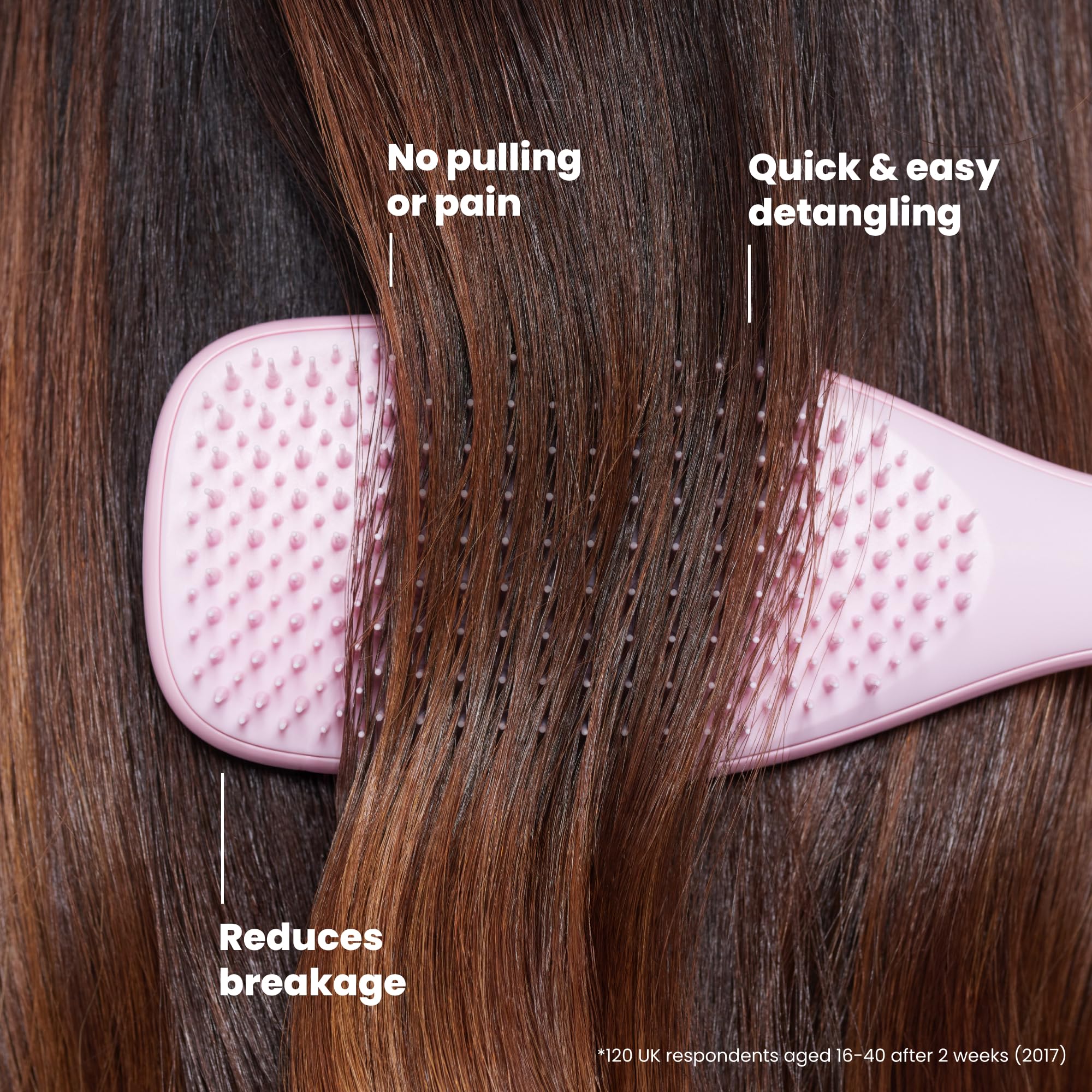 Tangle Teezer Ultimate Detangler Brush, Straight to Wavy, Apricot Blaze | Patented two-tier, regular-flex teeth reduce breakage & split ends on wet or dry hair; Shower-friendly hairbrush for all ages